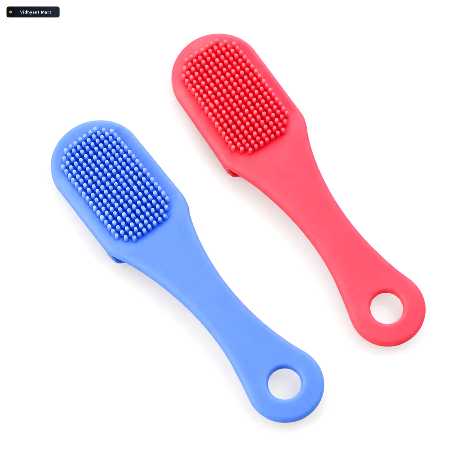 Vidhyant Mart Silicone Face Cleansing Brush With Handle Soft Fac 4