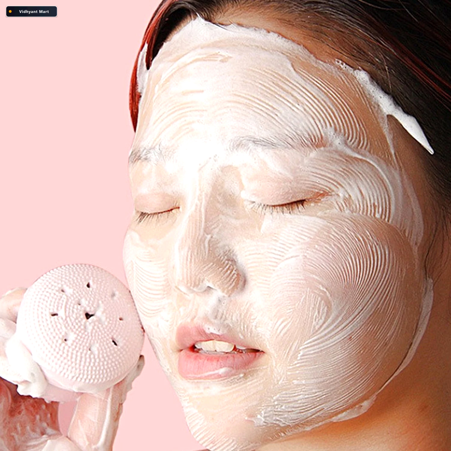 Vidhyant Mart Silicone Facial Cleansing Brush Octopus Shape Gent 2