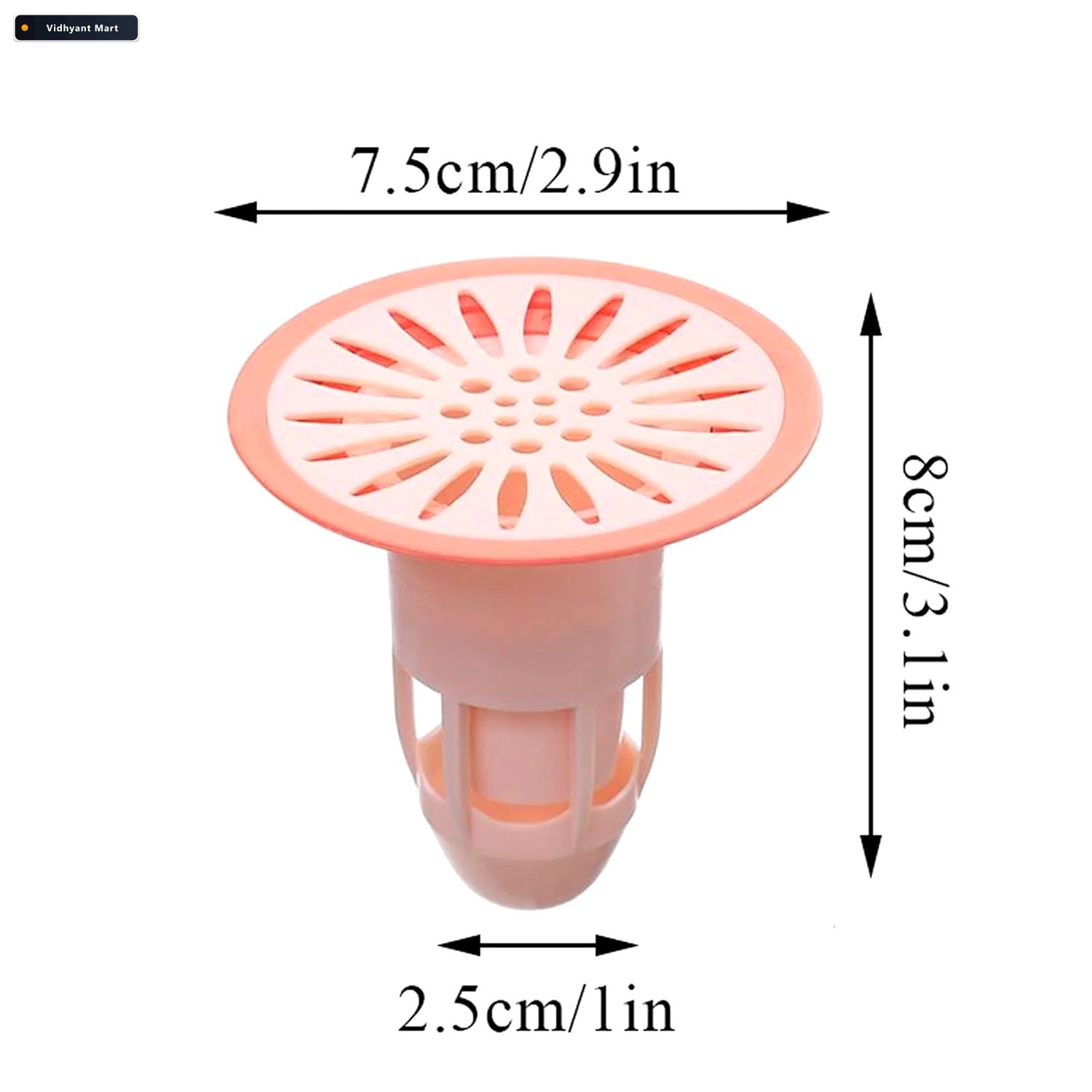 Vidhyant Mart Silicone Floor Drain Stopper Anti Odor Hair Trap C 2