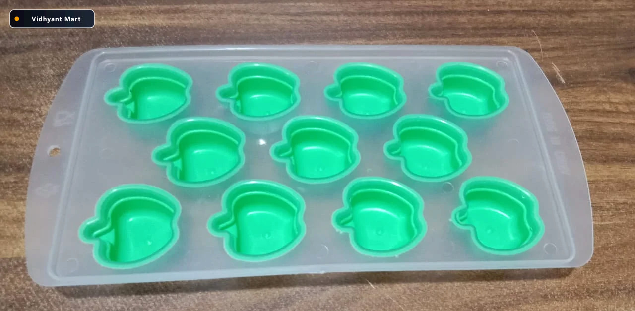 Vidhyant Mart Silicone Fruit Shape Ice Cube Tray 4