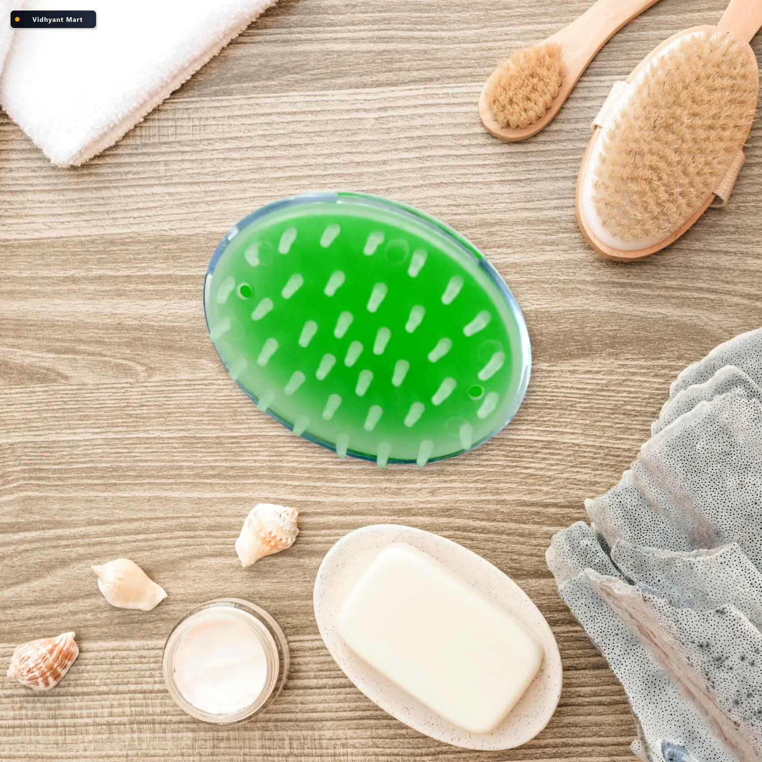 Vidhyant Mart Silicone Head Massager Portable Scalp Stress Relie 2