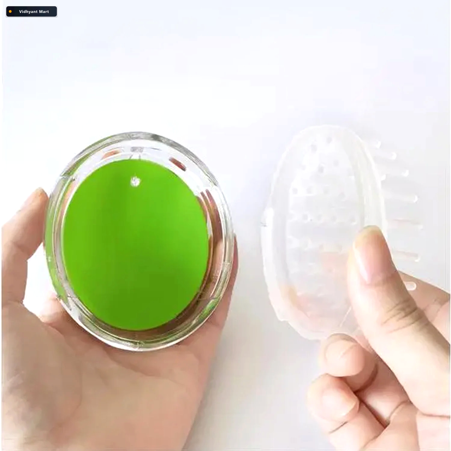 Vidhyant Mart Silicone Head Massager Portable Scalp Stress Relie 4