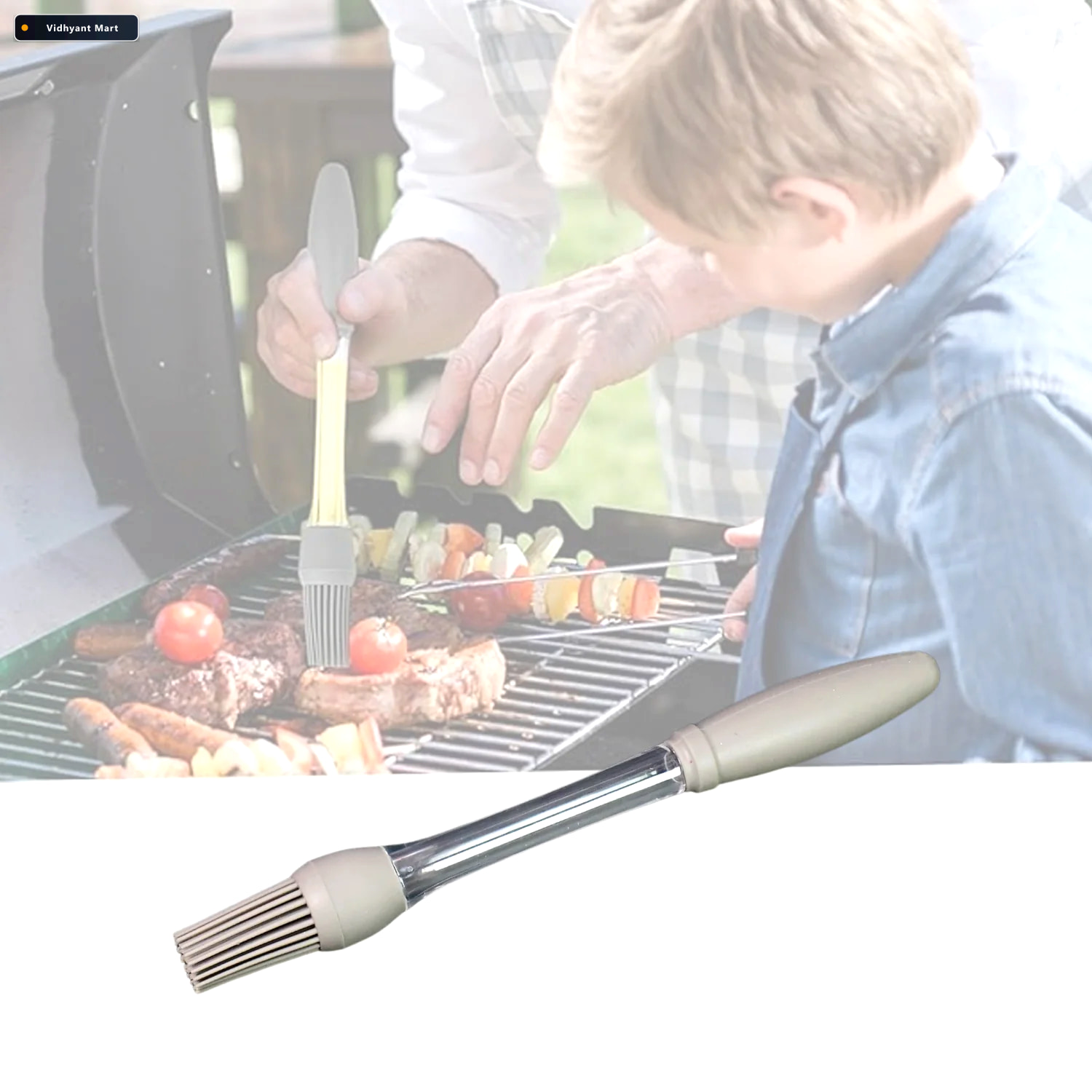Vidhyant Mart Silicone Oil Brush Easy Dispensing For Grilling Ba 2