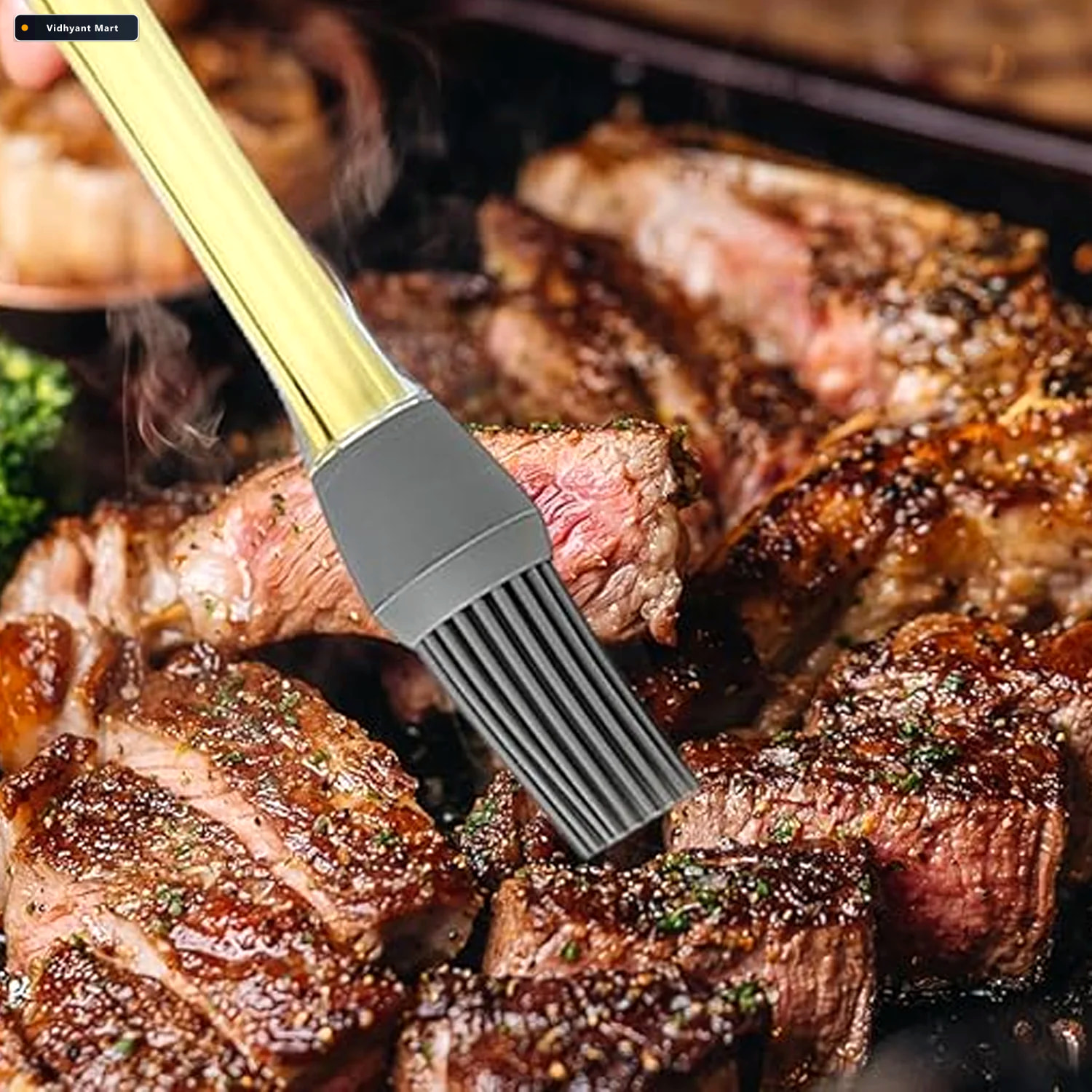 Vidhyant Mart Silicone Oil Brush Easy Dispensing For Grilling Ba 3