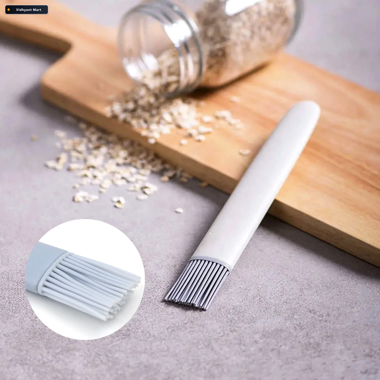 Vidhyant Mart Silicone Pastry Brush Heat Resistant Basting Tool 3