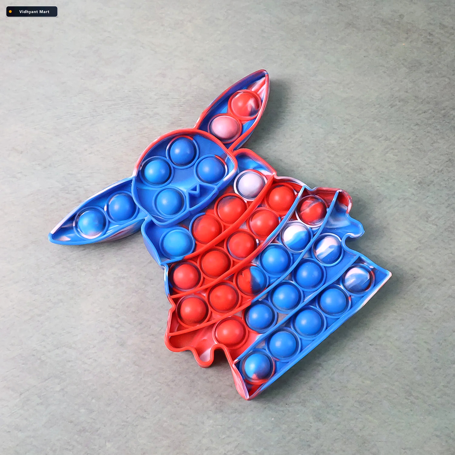 Vidhyant Mart Silicone Pop It Fidget Toy Stress Relief Focus Boo 3