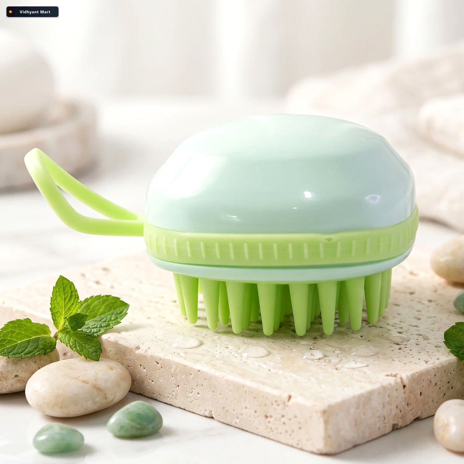 Vidhyant Mart Silicone Scalp Massage Shampoo Brush For Daily Hai 3