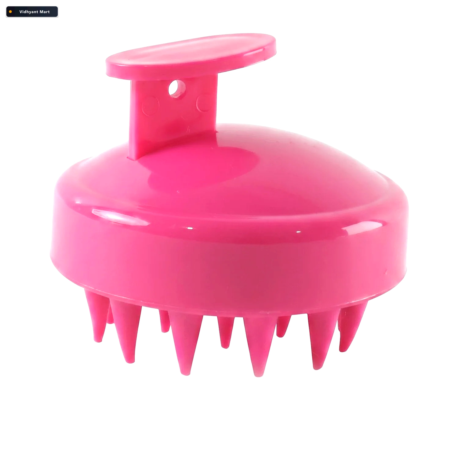 Vidhyant Mart Silicone Scalp Massager Shampoo Brush With Grip Fo 4