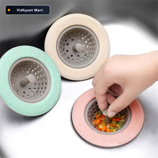 Vidhyant Mart Silicone Sink Strainer Clog Free Kitchen Drain Bas 2