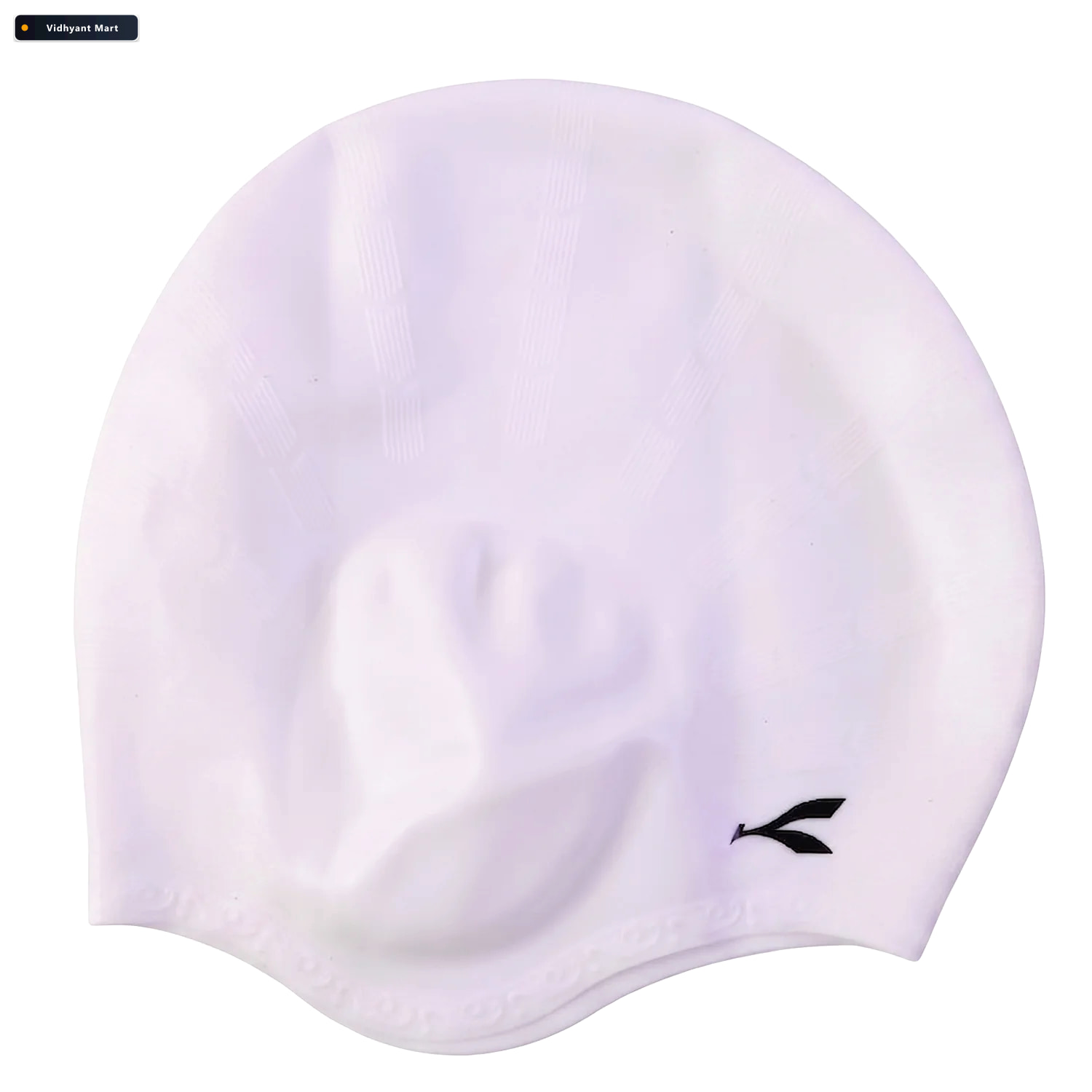 Vidhyant Mart Silicone Swimming Cap Waterproof Flexible Fit For 3