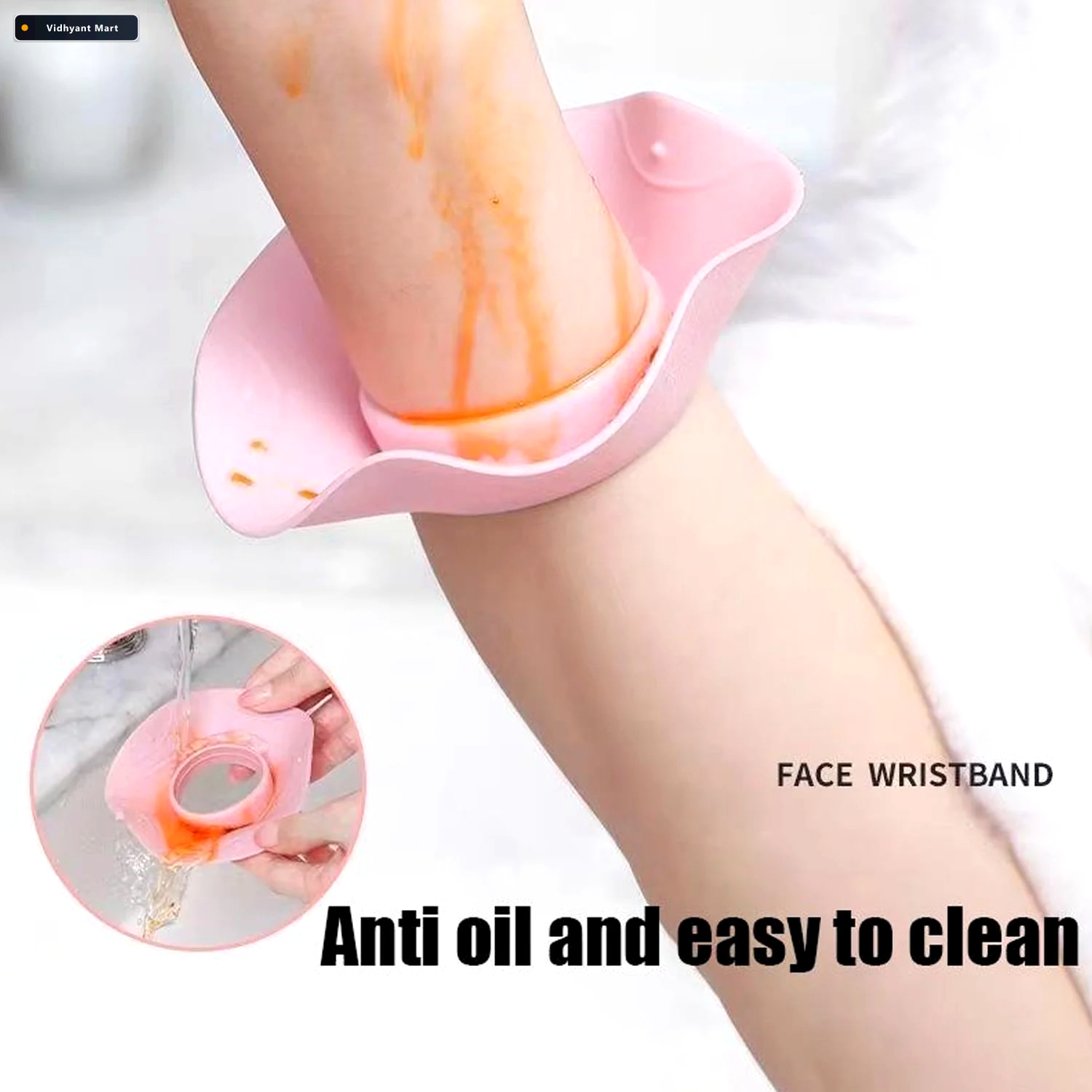 Vidhyant Mart Silicone Wrist Stopper Bands To Prevent Water Runo 3