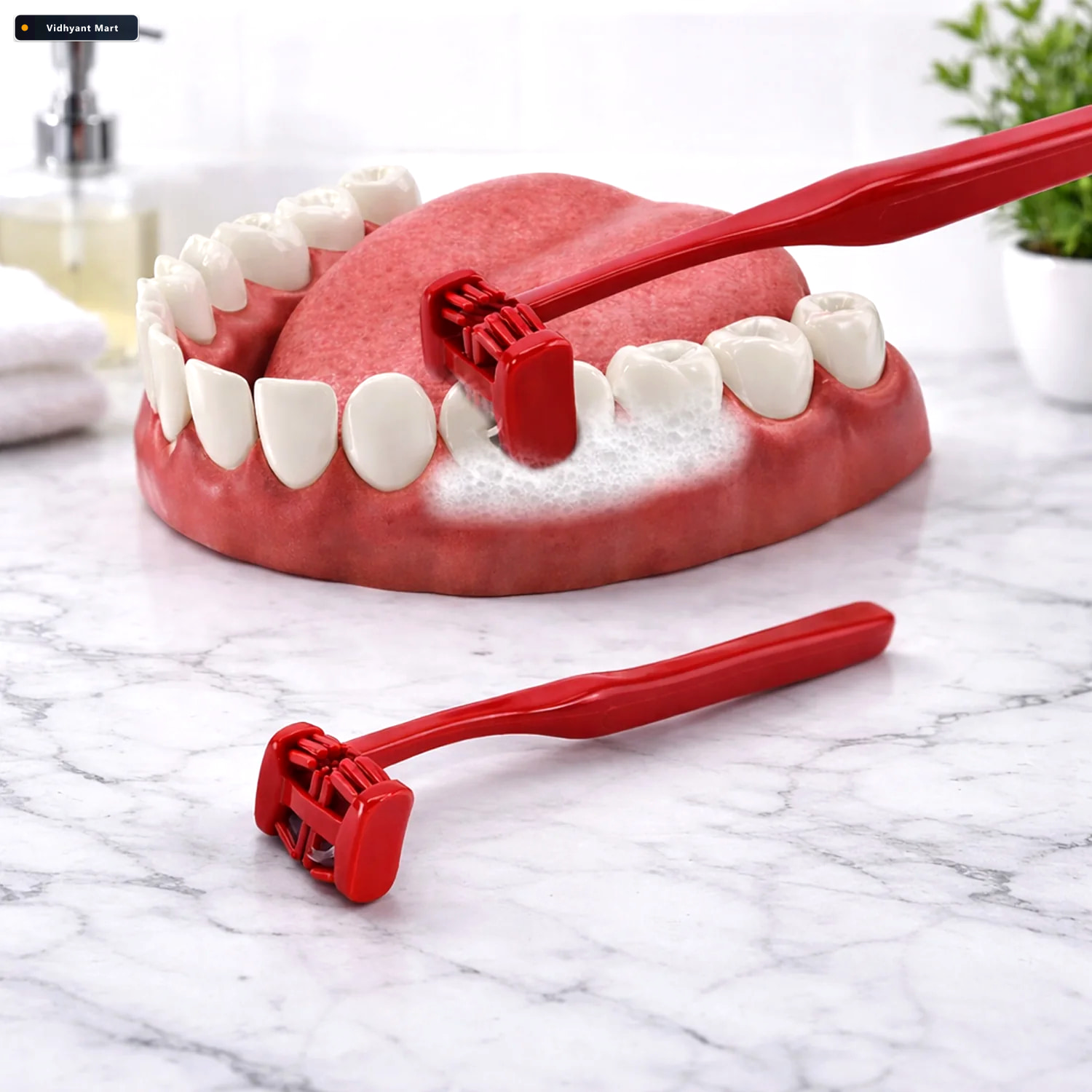 Vidhyant Mart Six Sided Toothbrush Ultra Soft Bristles Gentle Cl 4