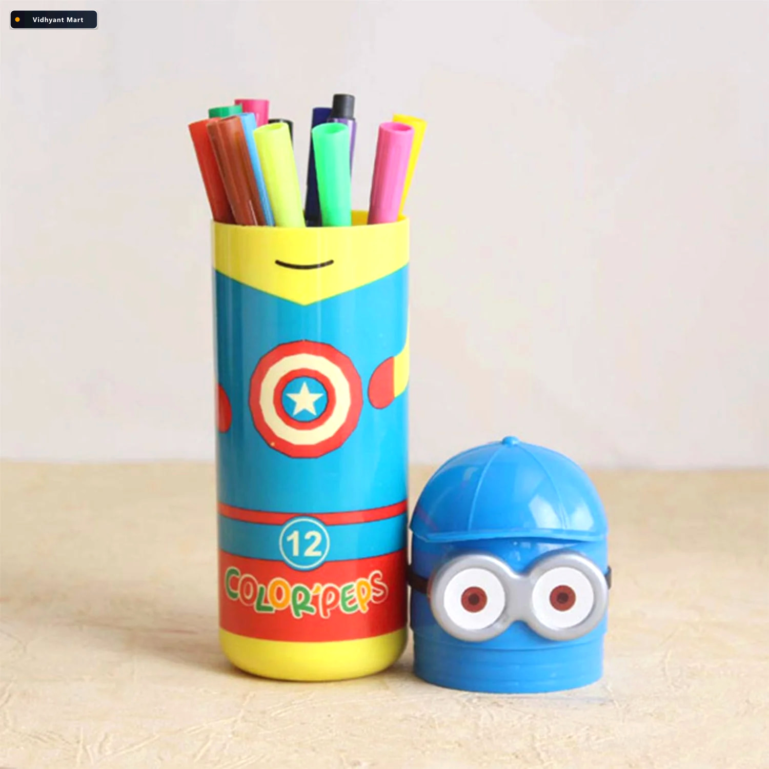Vidhyant Mart Sketch Pen Set 12 Vibrant Pens For Kids Return Gif 1
