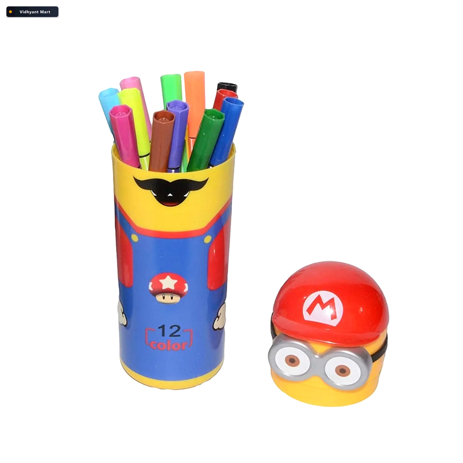 Vidhyant Mart Sketch Pen Set 12 Vibrant Pens For Kids Return Gif 3