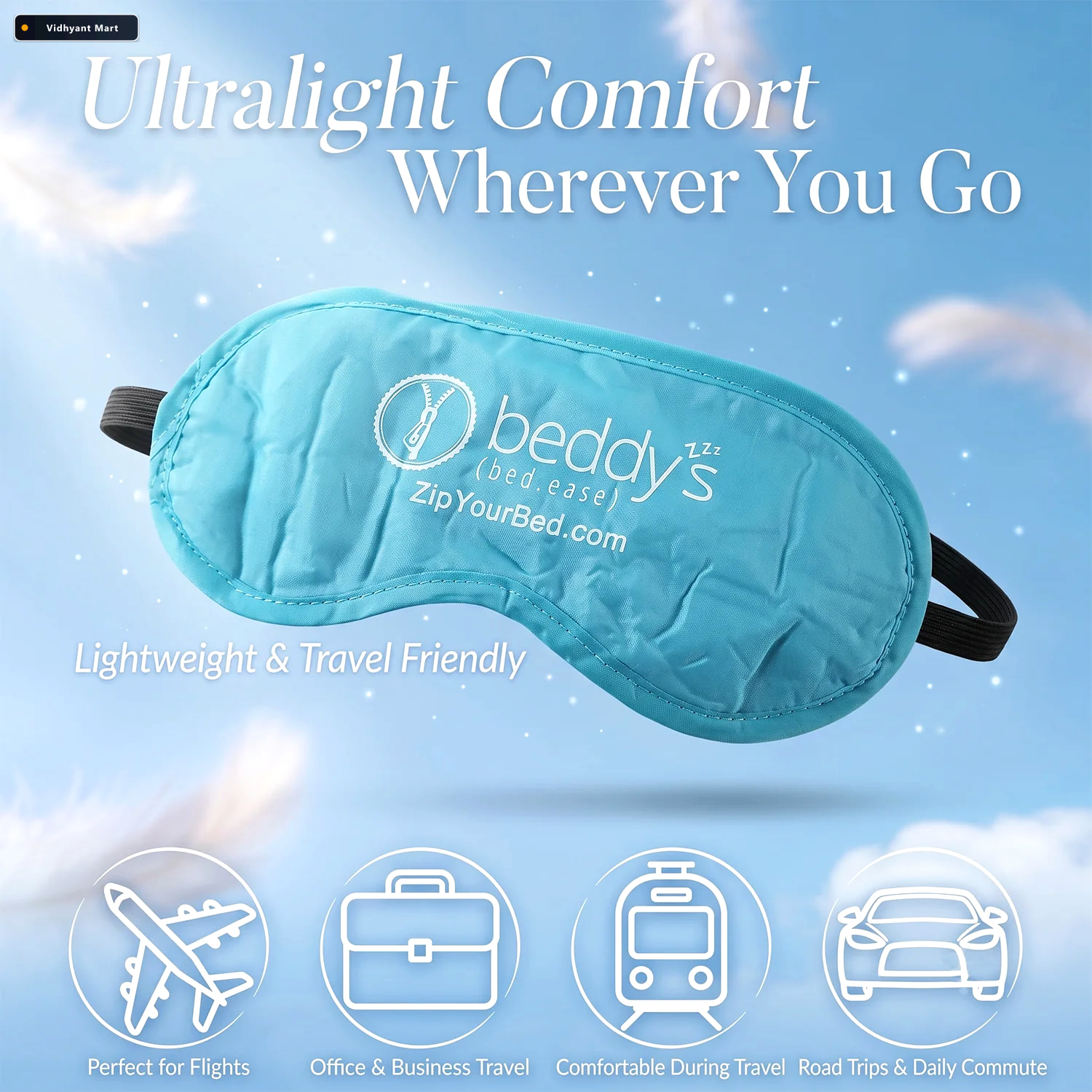 Vidhyant Mart Sleep Eye Mask For Men Light Blocking Padded Eye C 2