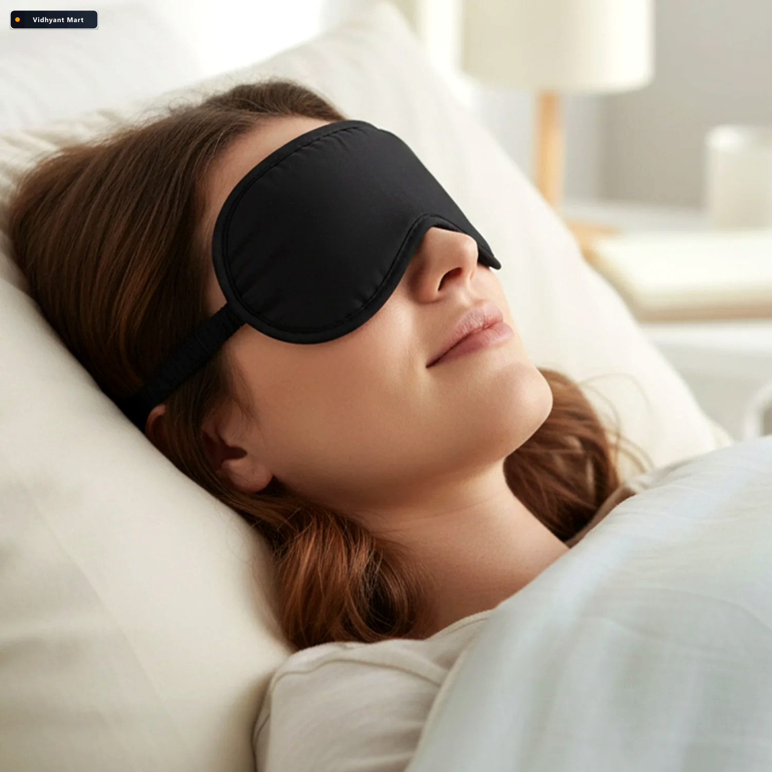 Vidhyant Mart Sleep Eye Mask Light Blocking Adjustable Fit For R 1