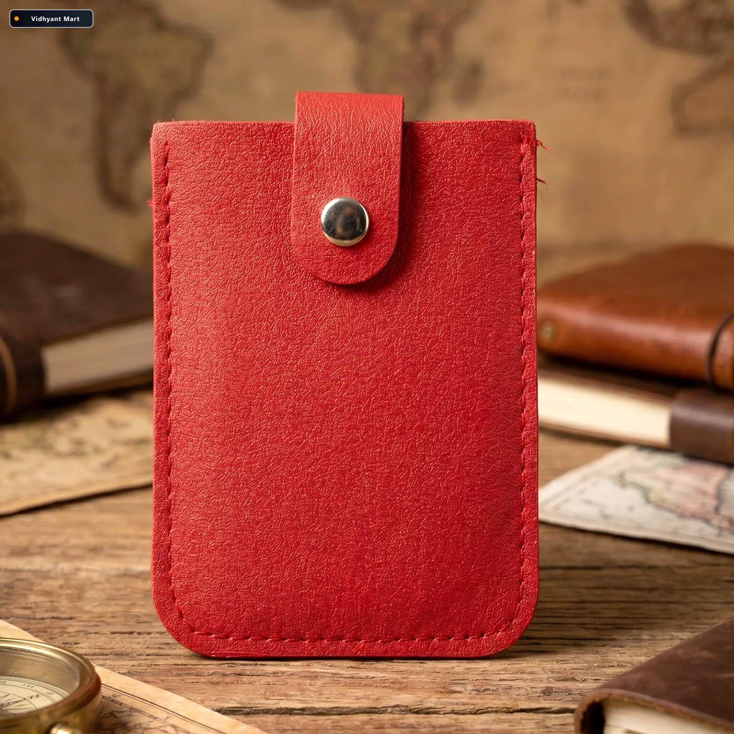 Vidhyant Mart Small Card Holder Wallet Slim Travel Friendly Desi 2