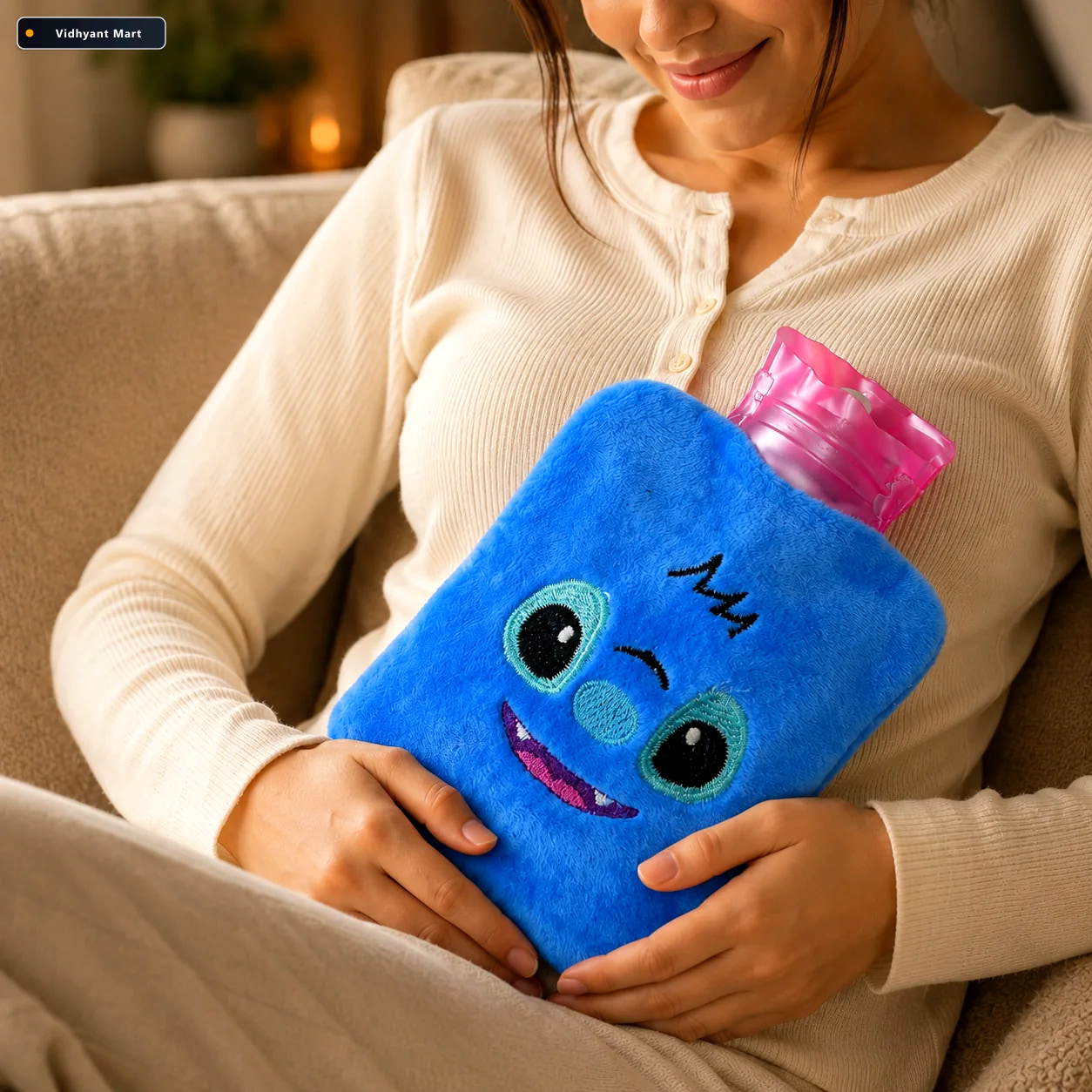 Vidhyant Mart Small Hot Water Bag Pain Relief Warming With Cover 1