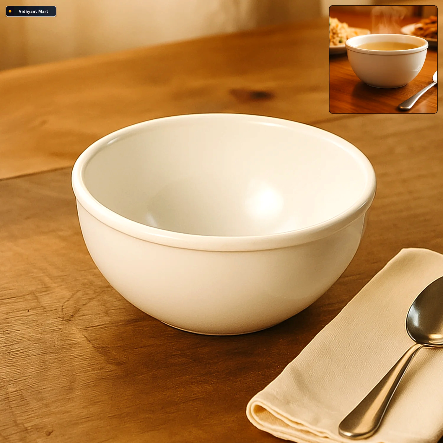 Vidhyant Mart Small Melamine Serving Bowl Durable Lightweight Sn 2