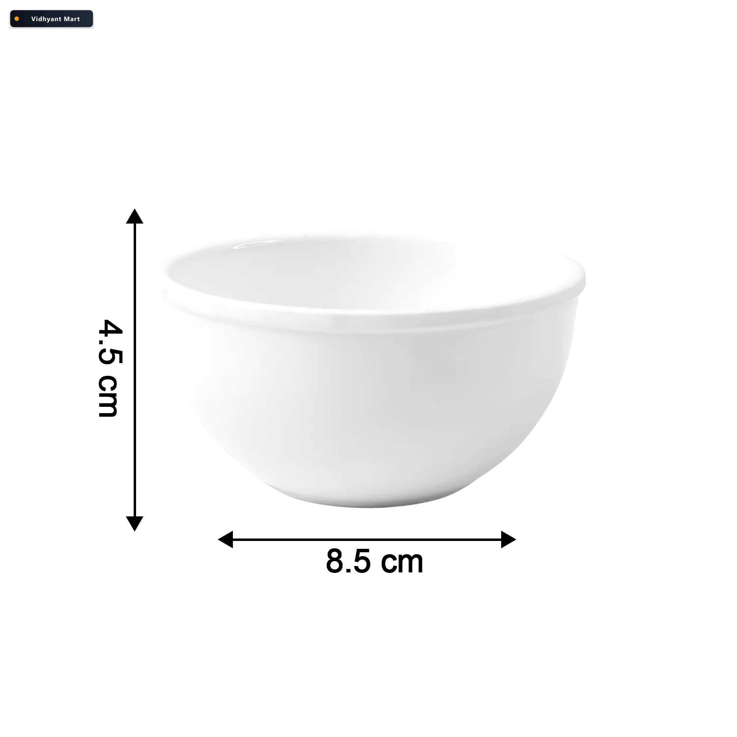 Vidhyant Mart Small Melamine Serving Bowl Durable Lightweight Sn 3