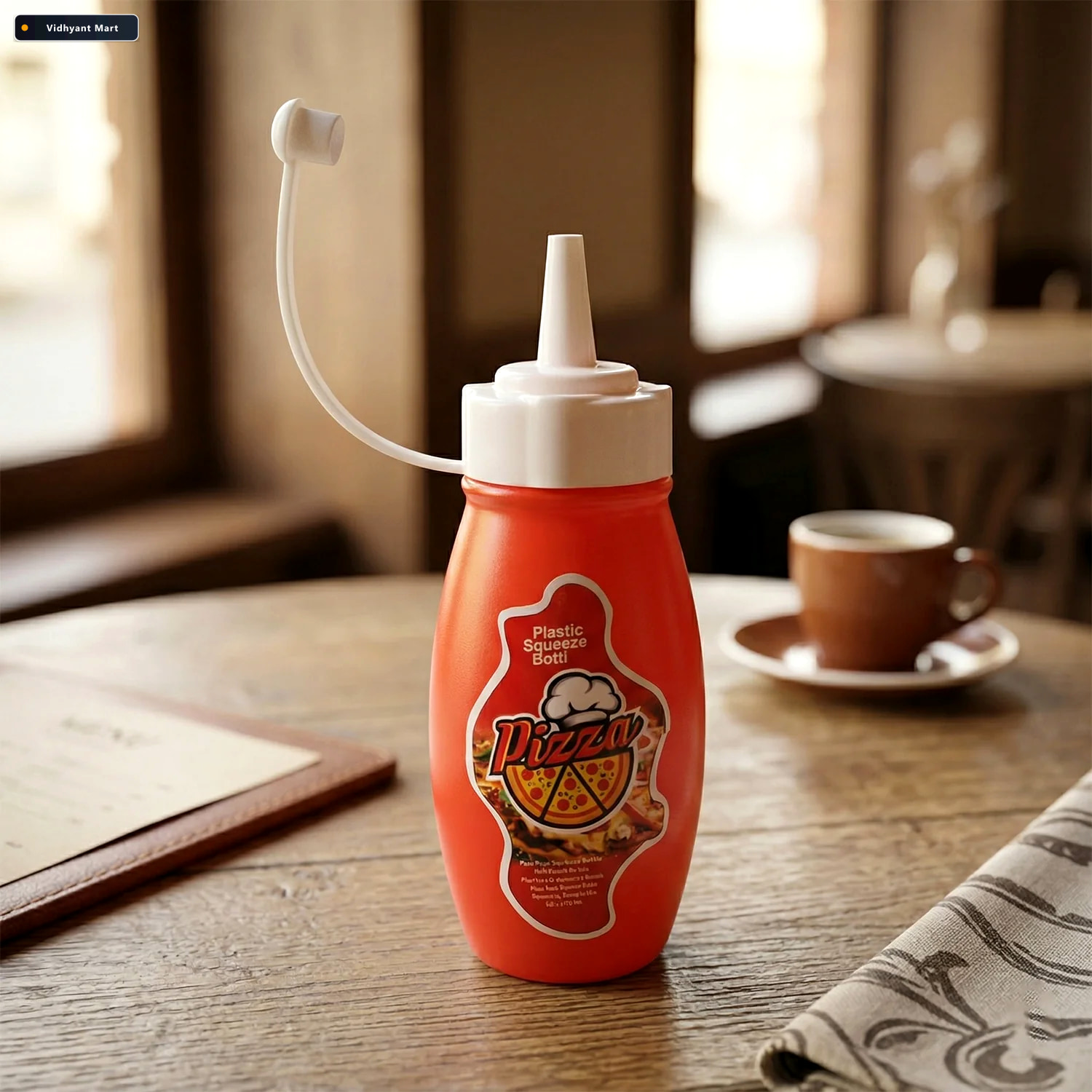 Vidhyant Mart Small Plastic Squeeze Sauce Bottle Easy Dispensing 2