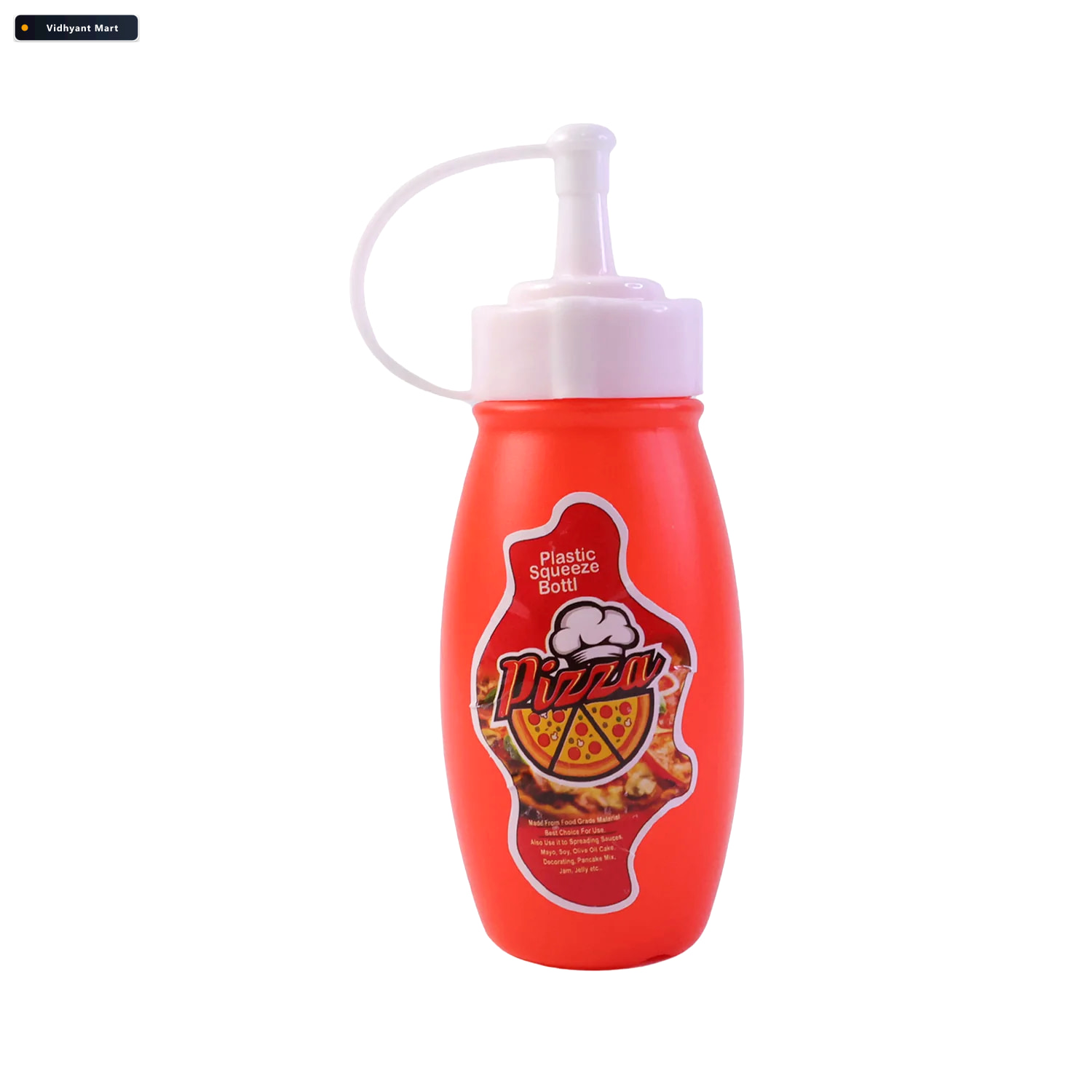 Vidhyant Mart Small Plastic Squeeze Sauce Bottle Easy Dispensing 3