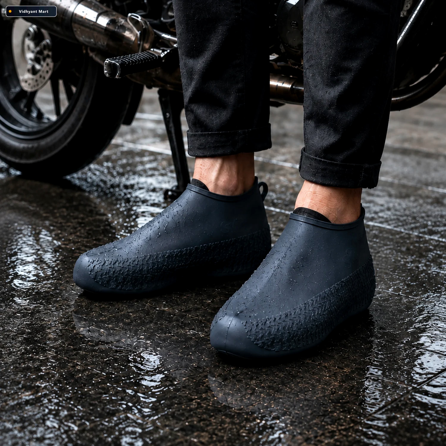 Vidhyant Mart Small Reusable Waterproof Shoe Covers For Rain Pro 1