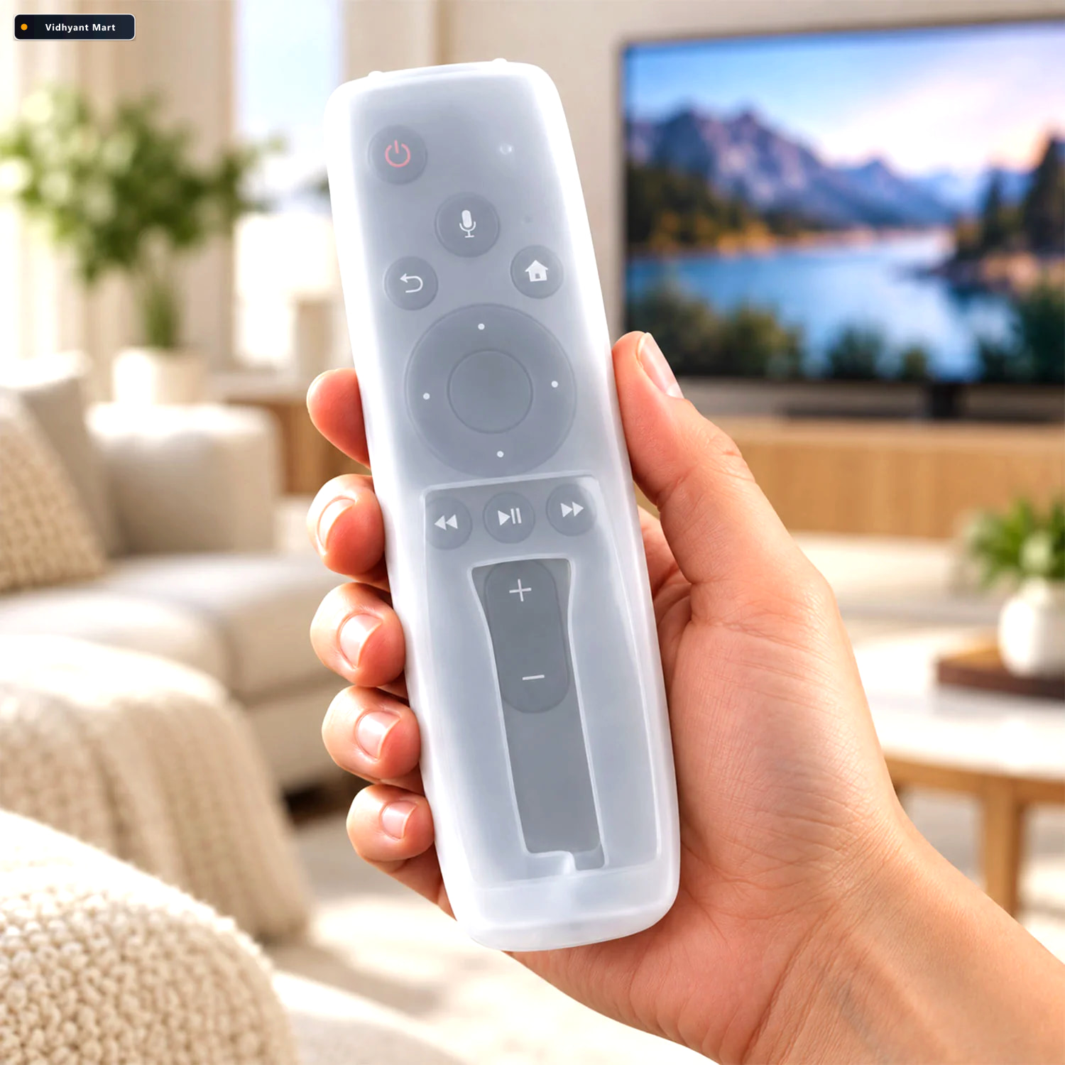 Vidhyant Mart Small Silicone Remote Control Cover For Grip And S 1