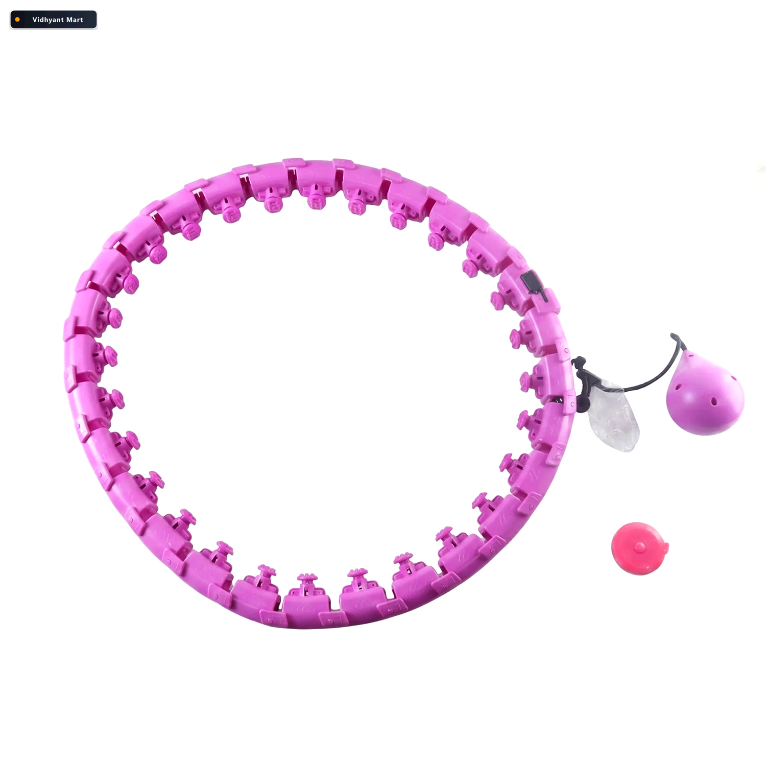 Vidhyant Mart Smart Fitness Hula Hoop With Weighted Ball Detacha 4