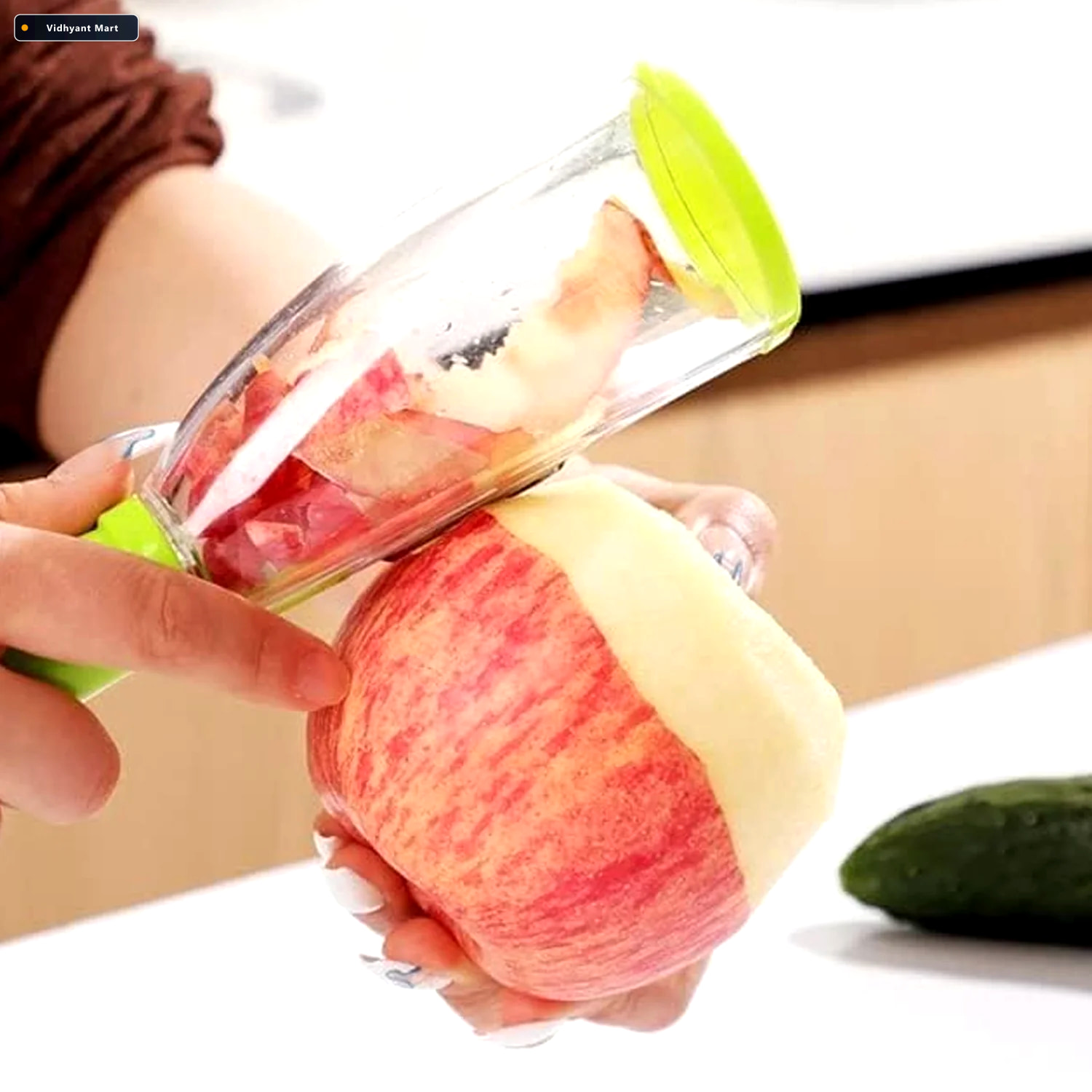Vidhyant Mart Smart Vegetable Peeler Mess Free With Container Qu 1