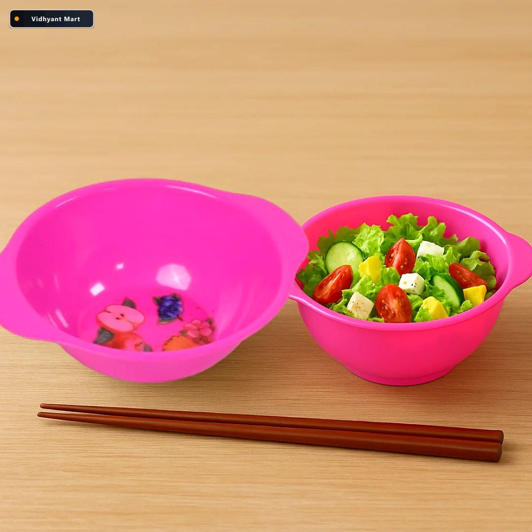 Vidhyant Mart Snack Bowls Durable 10 Inch Bpa Free Plastic For K 3