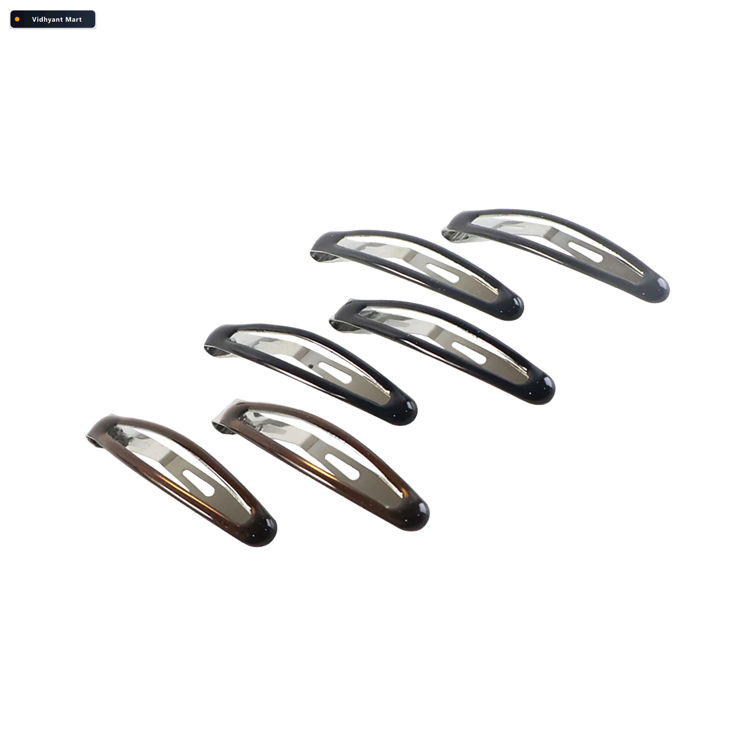 Vidhyant Mart Snap Hair Clips For Women Strong Hold Non Slip 6 P 4