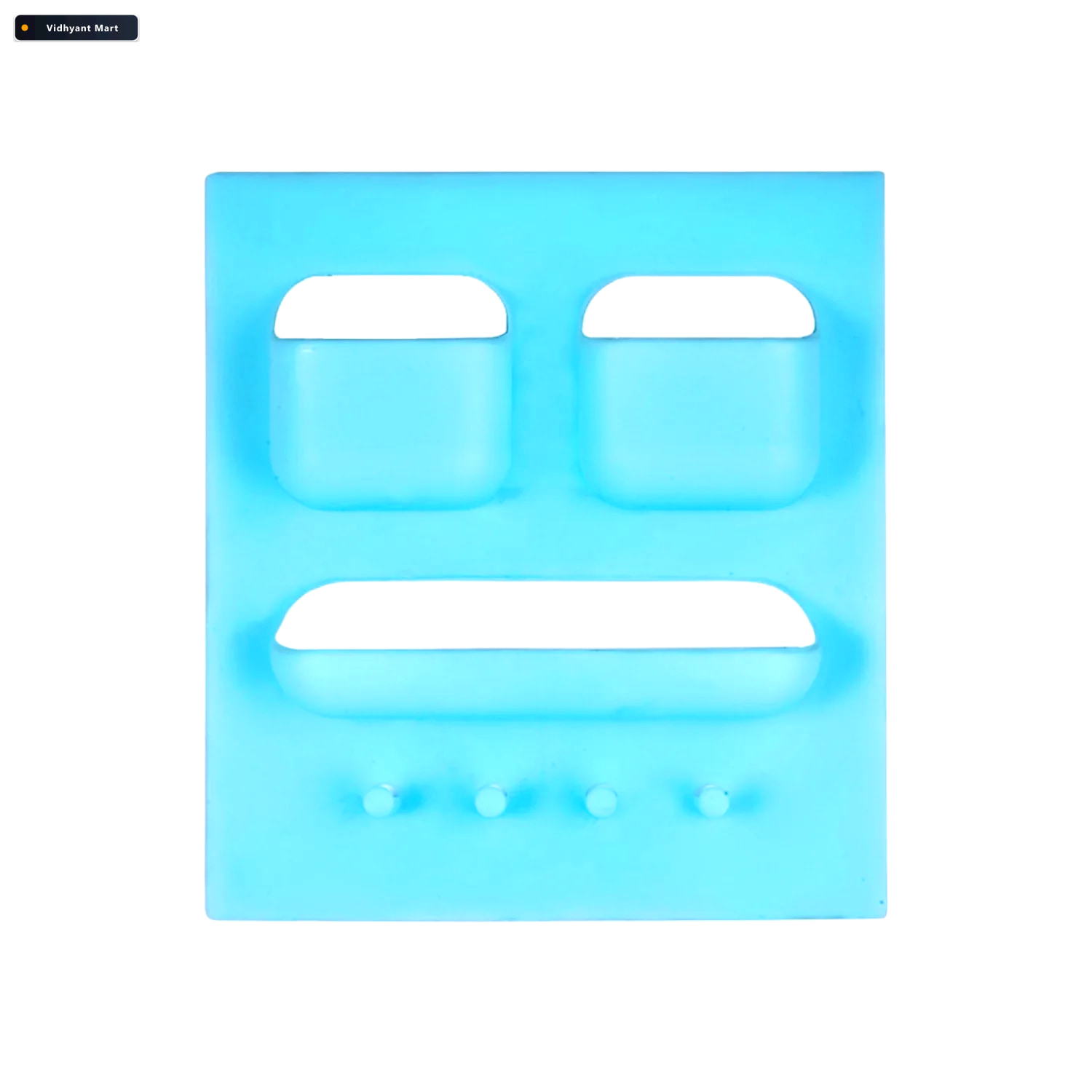 Vidhyant Mart Soap Dish With Toothbrush Holder Unbreakable Plast 4