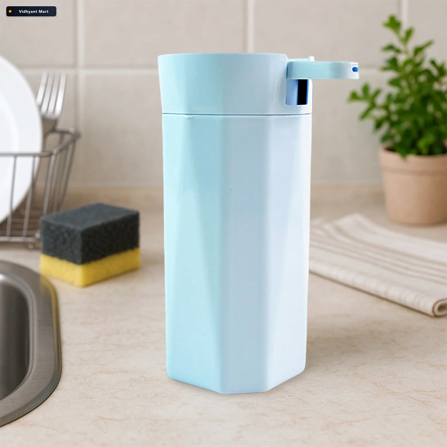 Vidhyant Mart Soap Dispenser 300ml Hygienic Durable Push Mechani 1