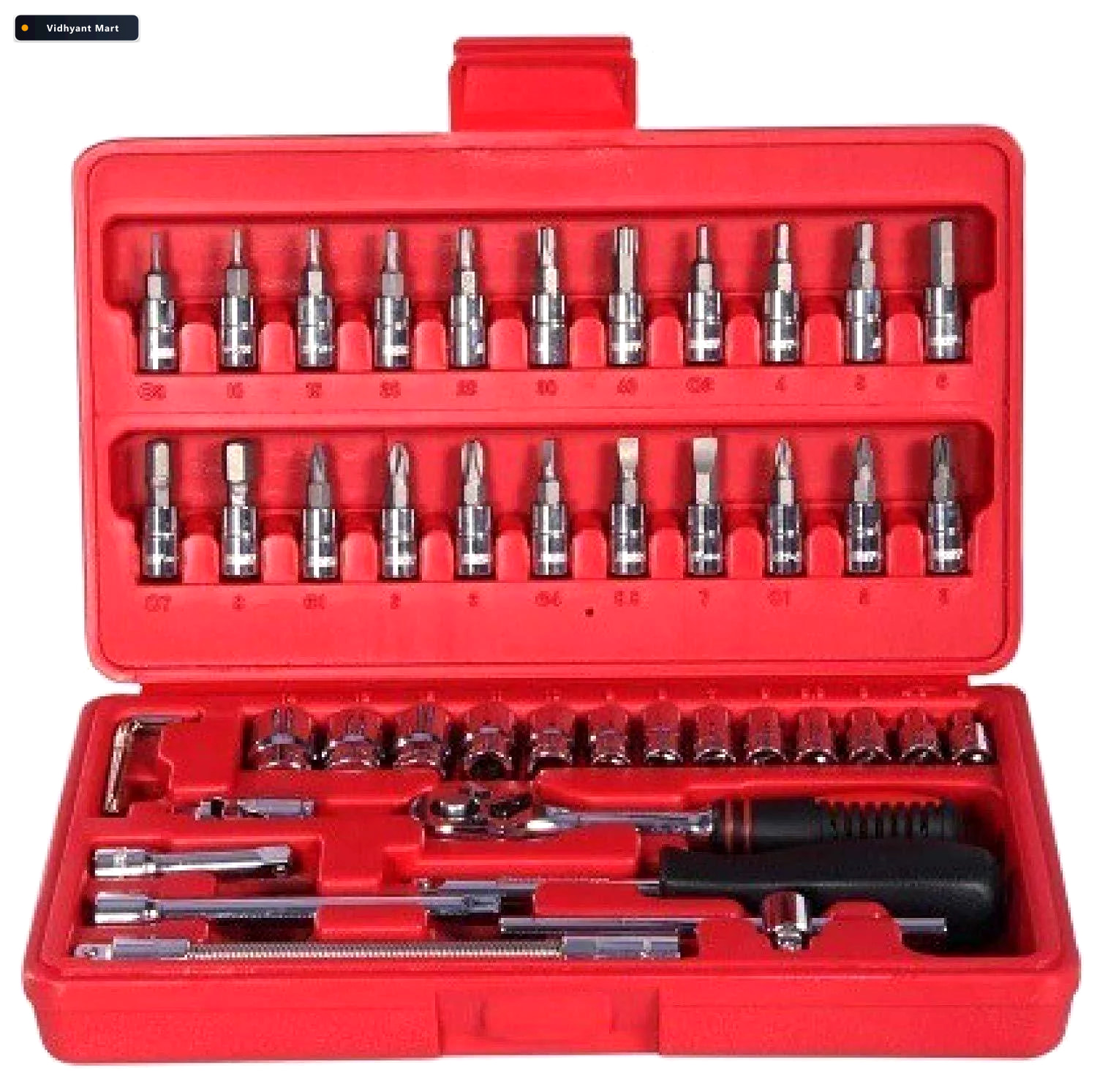 Vidhyant Mart Socket 14 Inch Combination Repair Tool Kit Durable 2