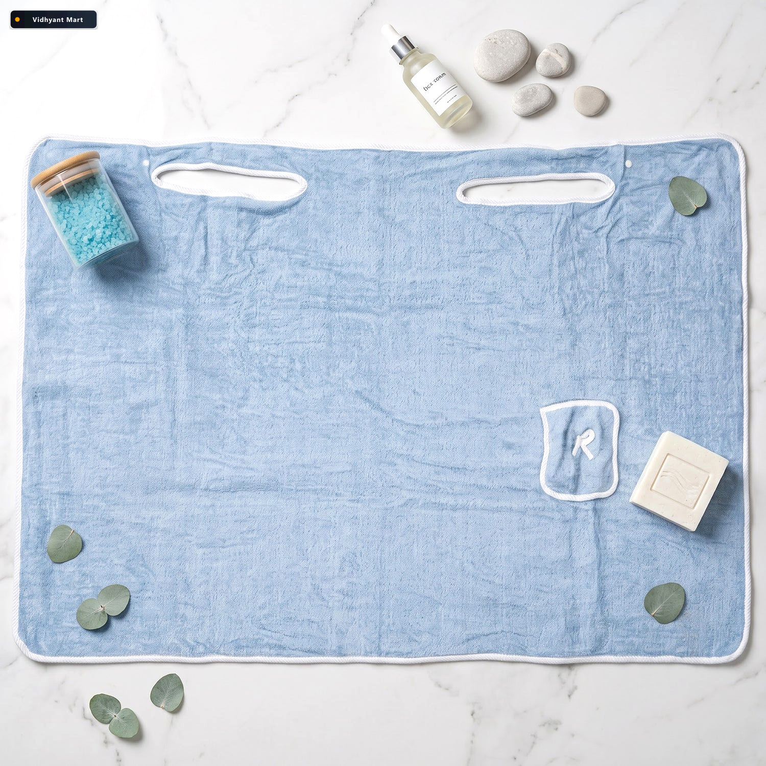 Vidhyant Mart Soft Absorbent Cotton Bath Towel With Wearable Wra 4
