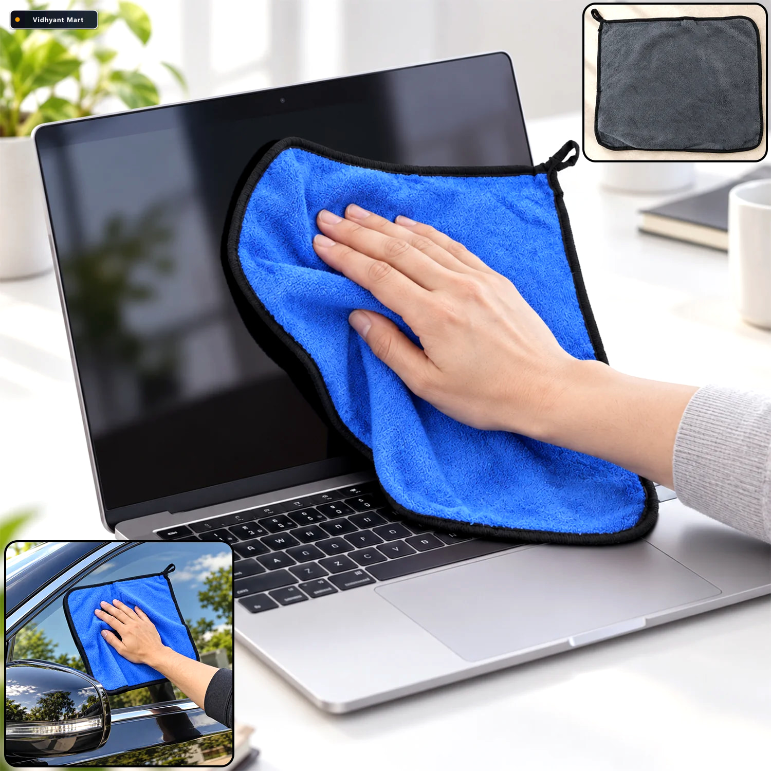 Vidhyant Mart Soft Absorbent Reusable Cleaning Cloth Towel For K 1