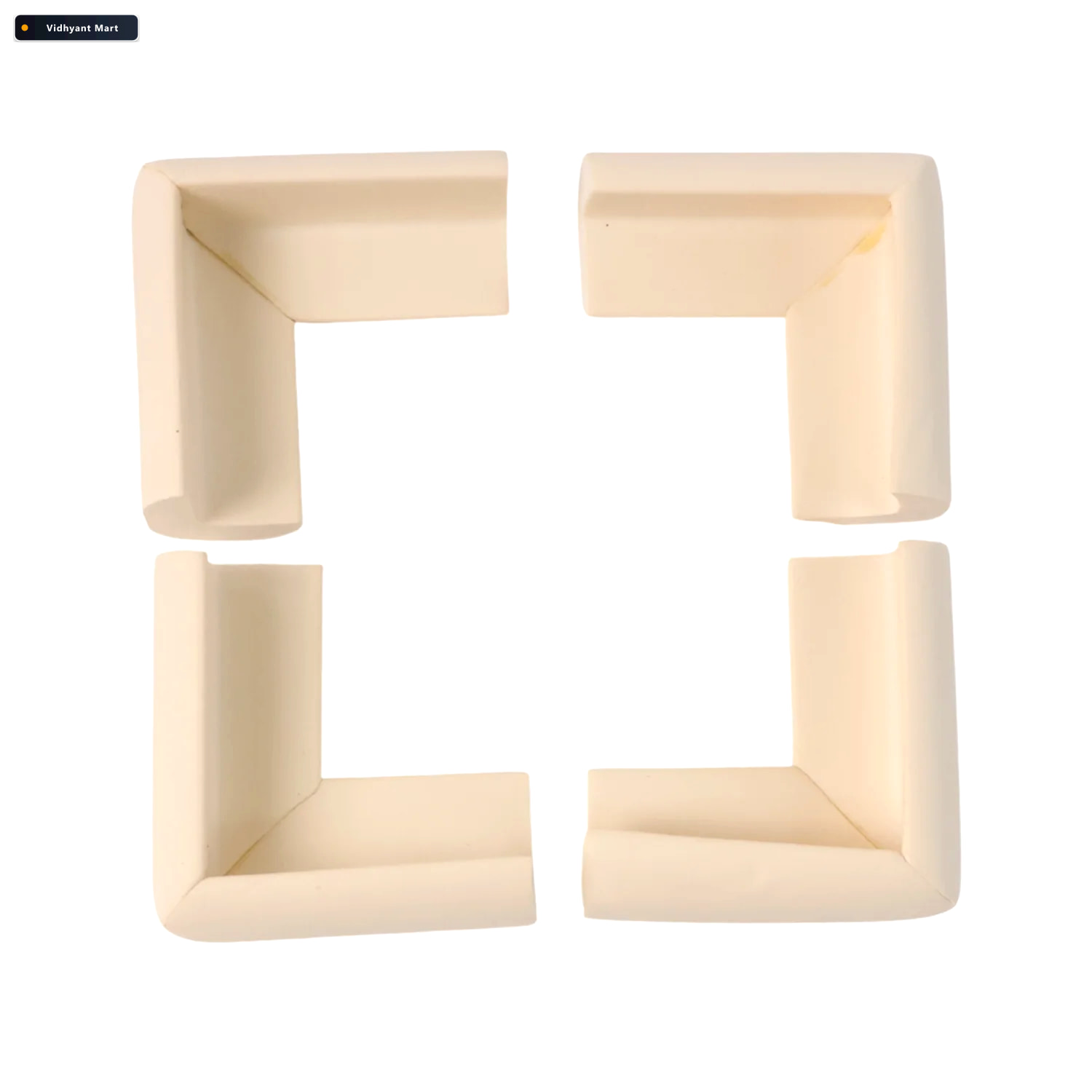 Vidhyant Mart Soft Foam Corner Protectors Child Safety Padding W 4