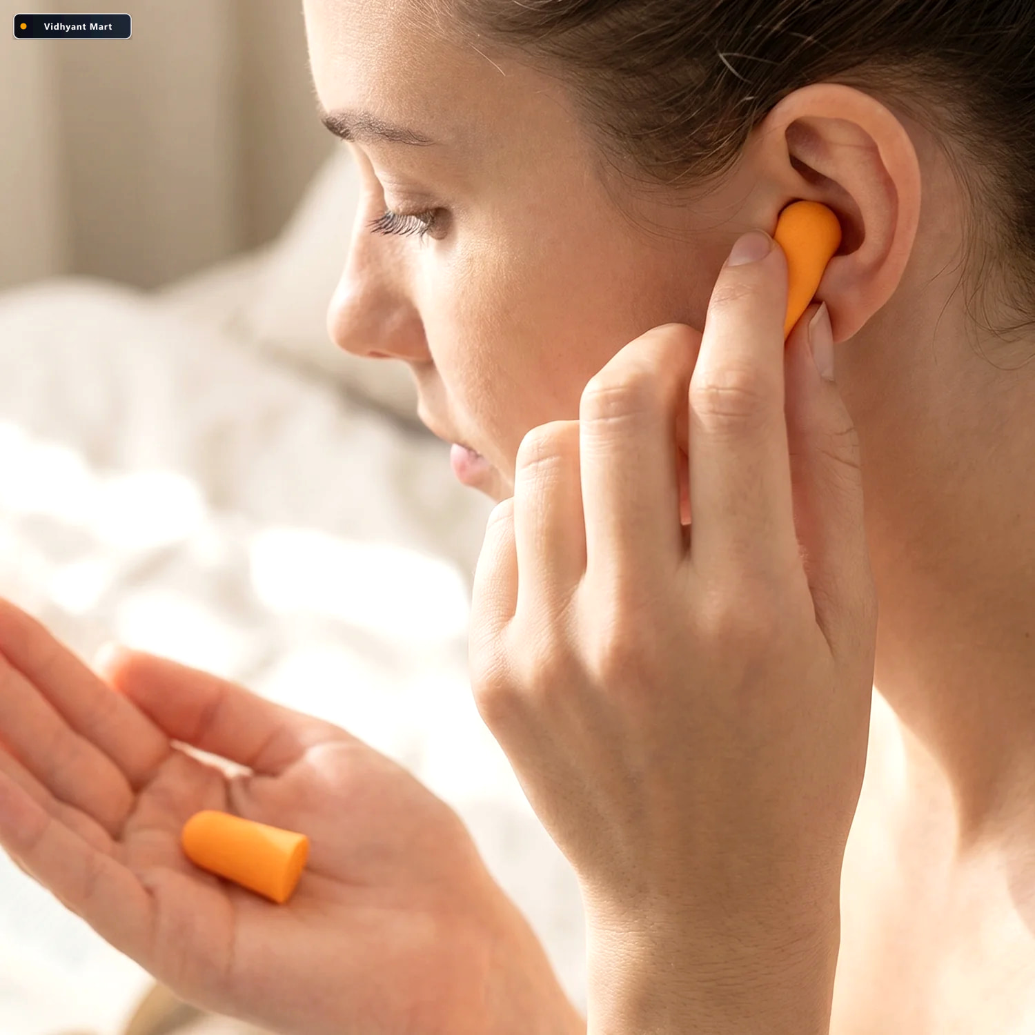 Vidhyant Mart Soft Foam Earplugs Comfortable Noise Reduction 4 P 3