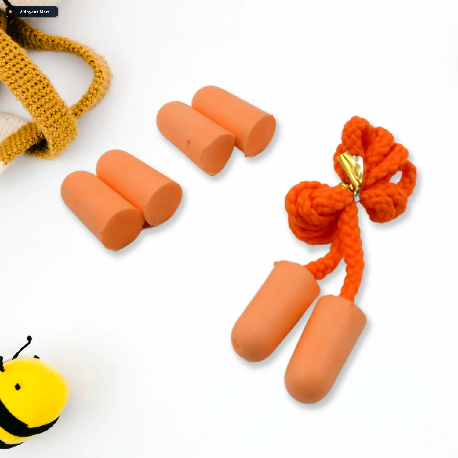 Vidhyant Mart Soft Foam Earplugs Noise Cancelling For Sleep Xcel 2