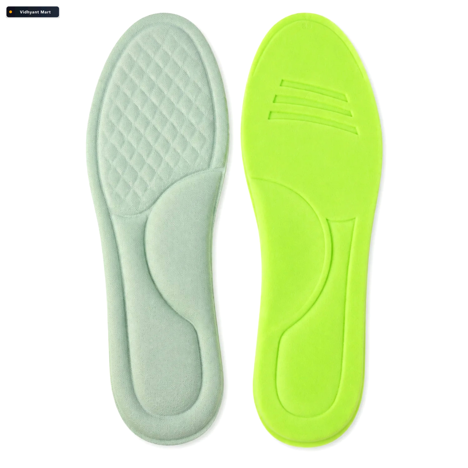 Vidhyant Mart Soft Foam Shoe Insoles With Textured Surface For D 4