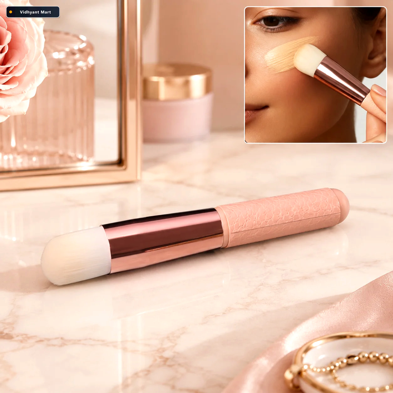 Vidhyant Mart Soft Makeup Brush For Flawless Face Blending Gentl 1