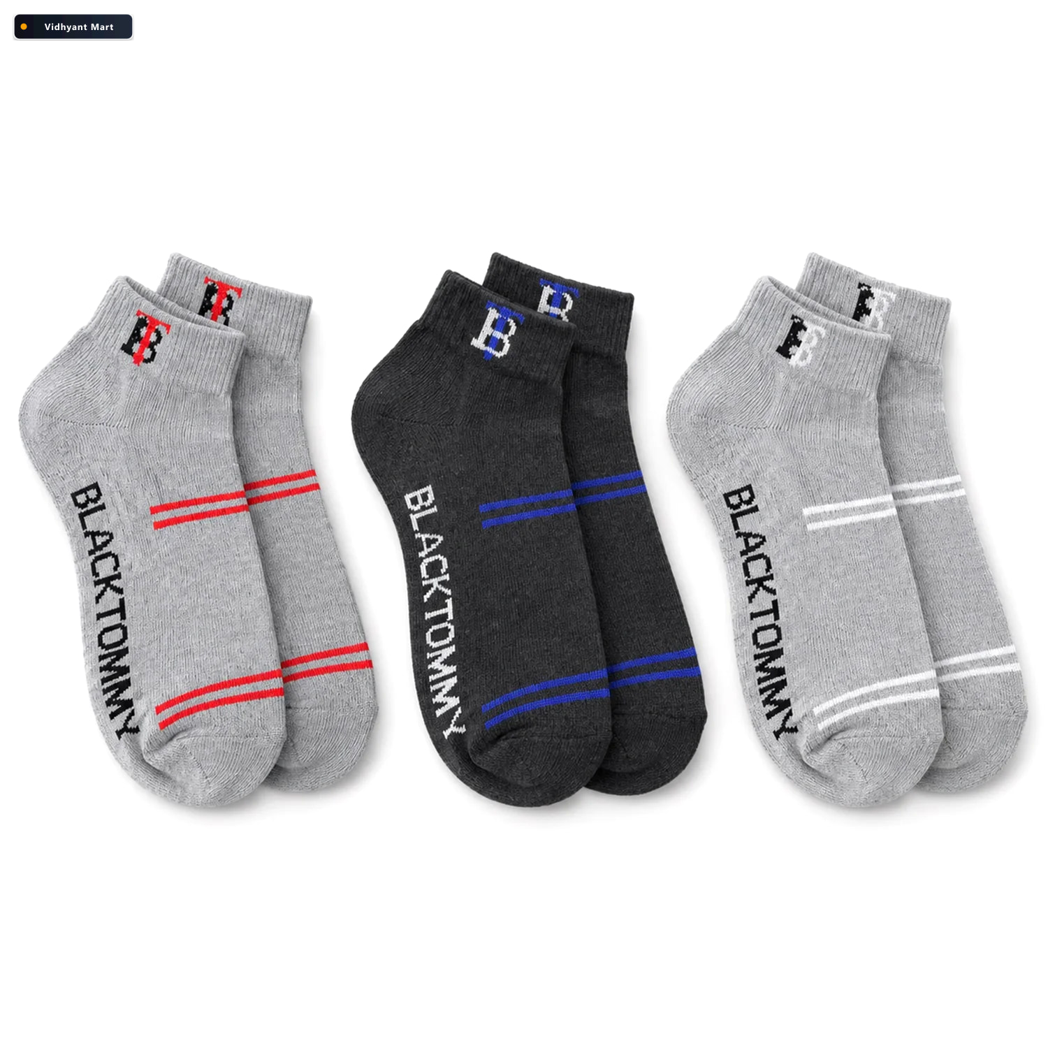 Vidhyant Mart Soft Stretchable Knitted Ankle Socks For Everyday 4