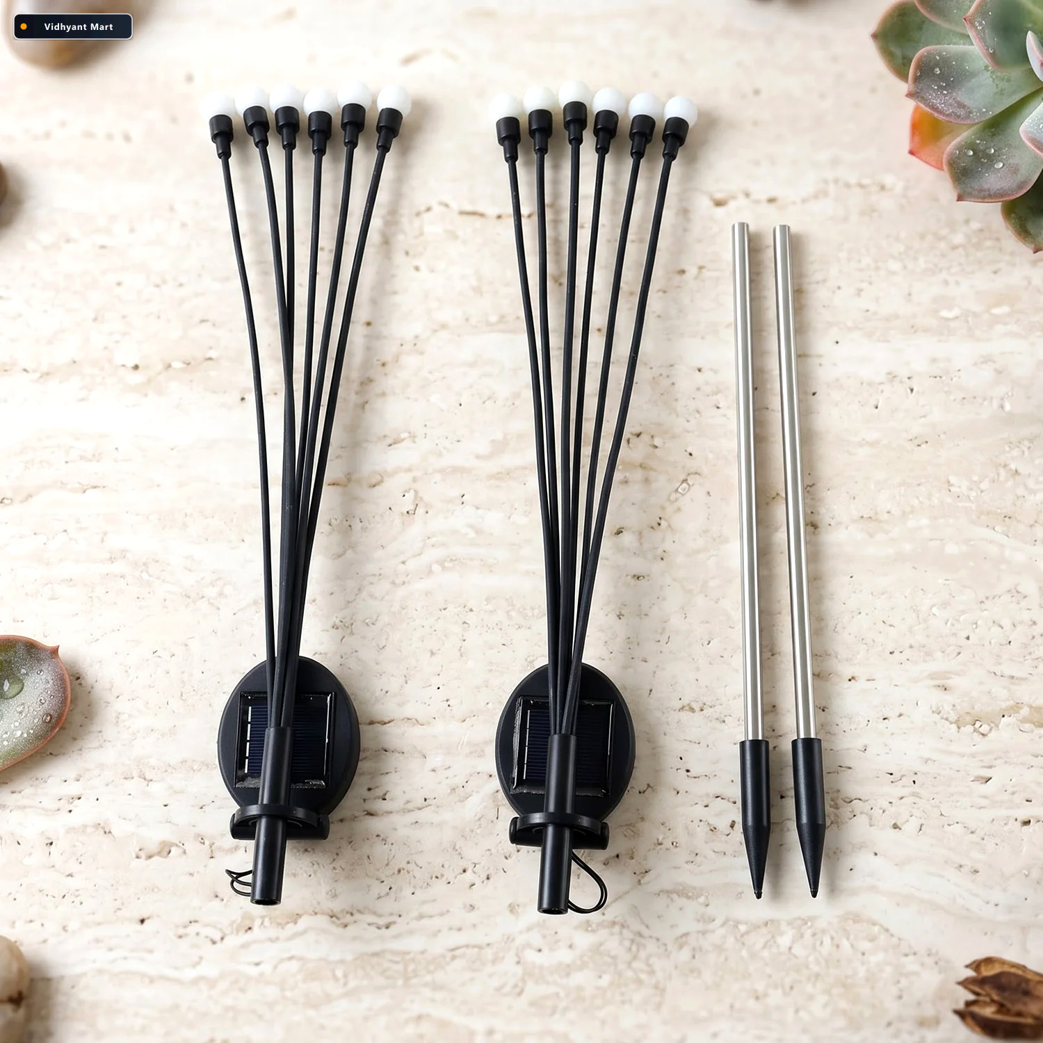 Vidhyant Mart Solar Firefly Led Garden Stake Lights For Outdoor 2