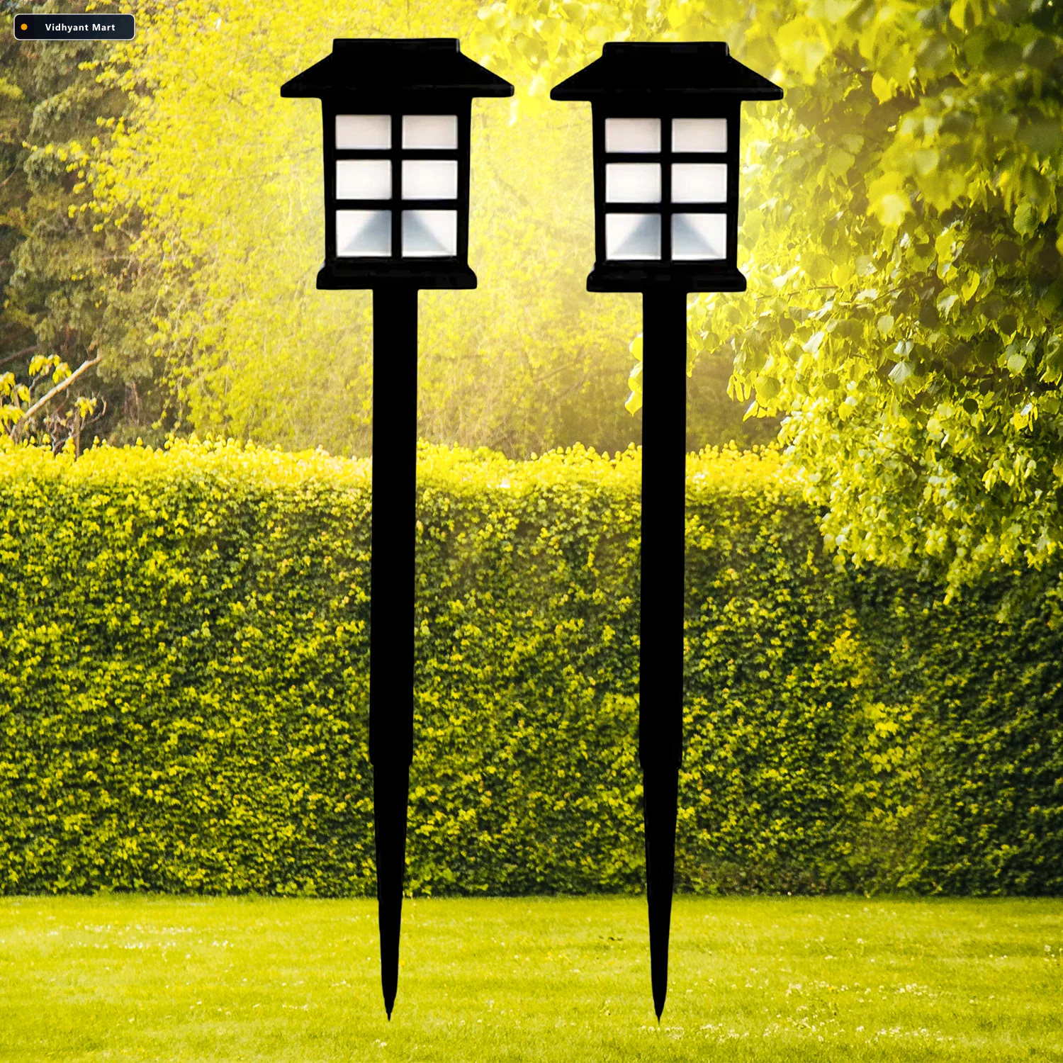 Vidhyant Mart Solar Garden Lights Waterproof Outdoor Landscape 2 1