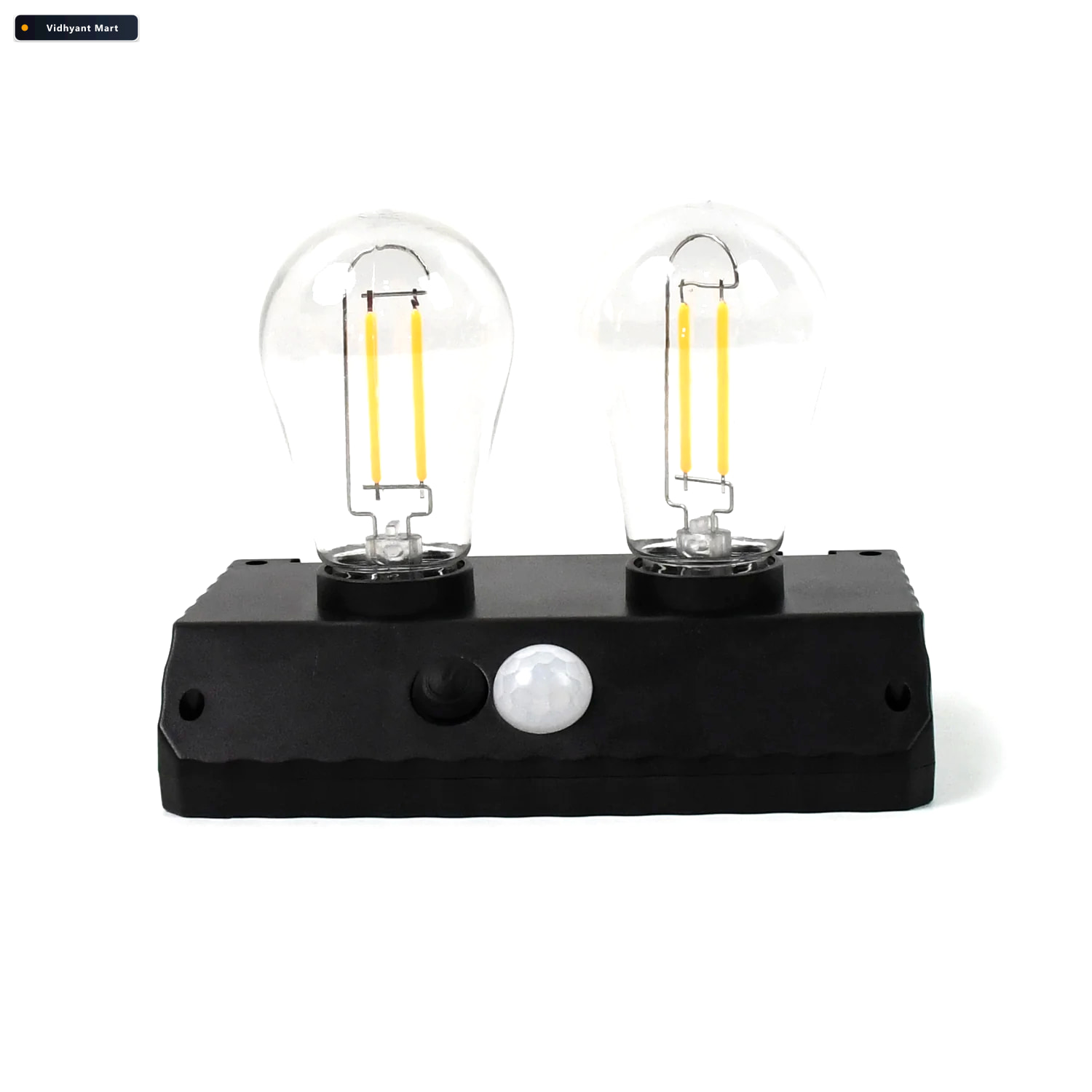 Vidhyant Mart Solar Led Lamp Double Bulb Outdoor Garden Light In 3
