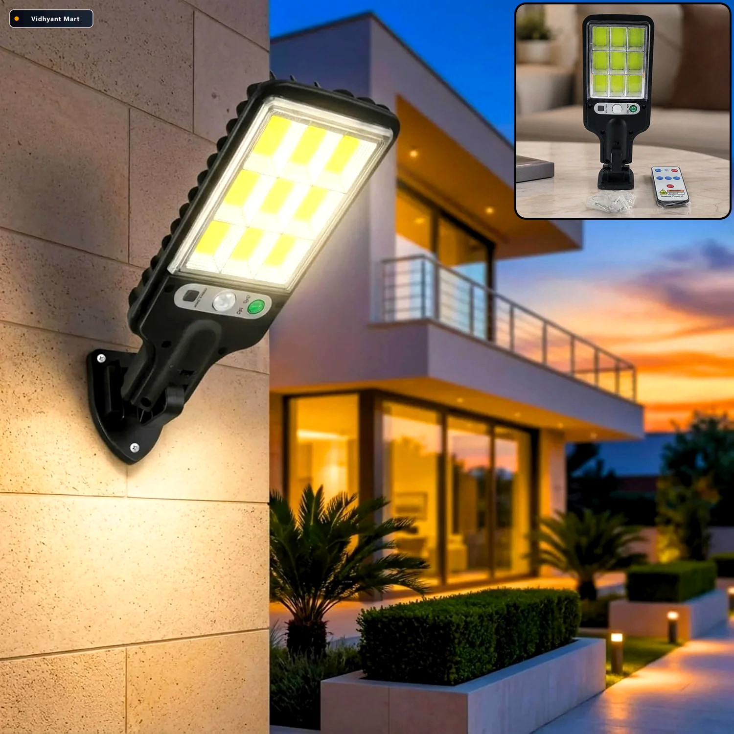 Vidhyant Mart Solar Led Street Light High Power With Motion Sens 1