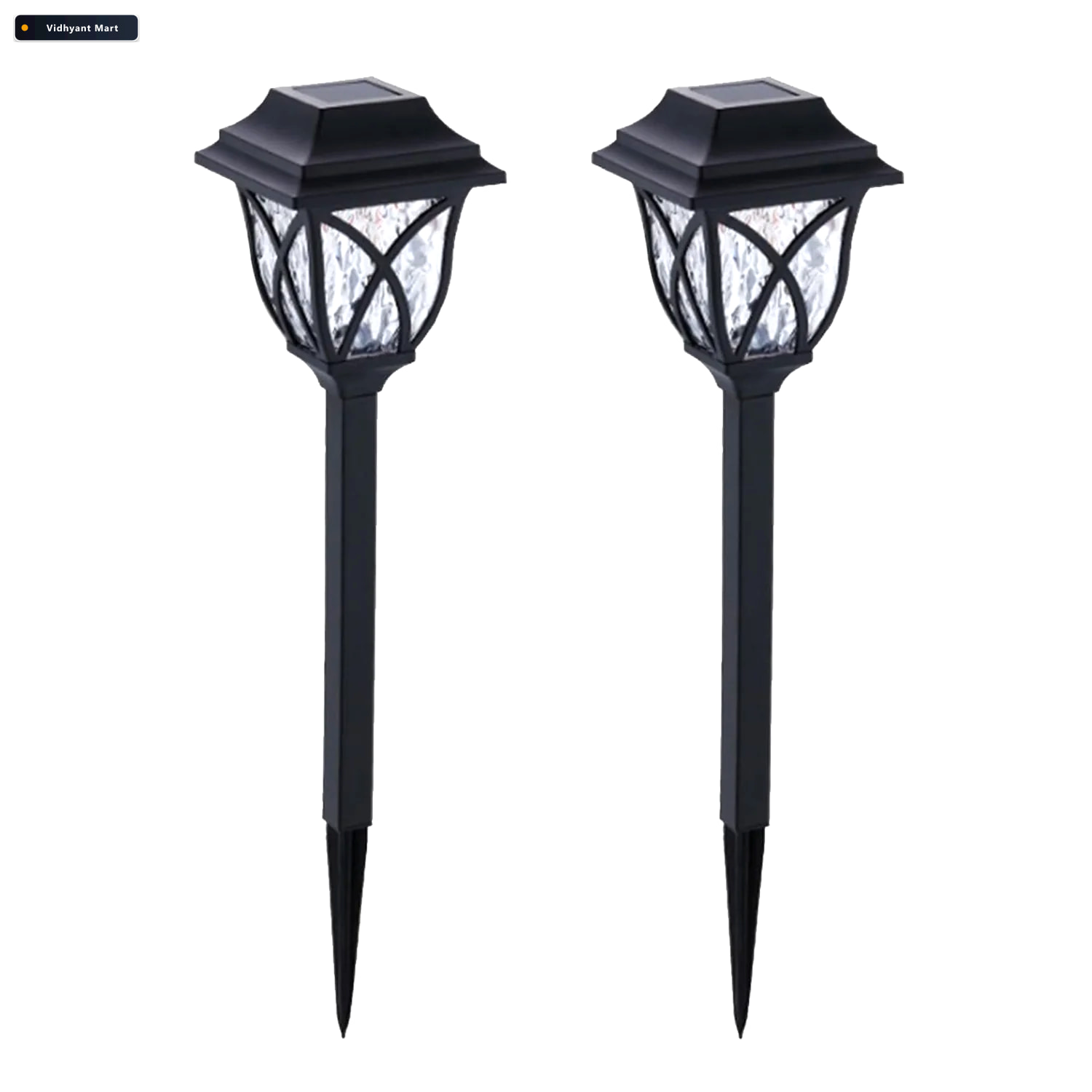 Vidhyant Mart Solar Pathway Lights Water Ripple Garden Lighting 3