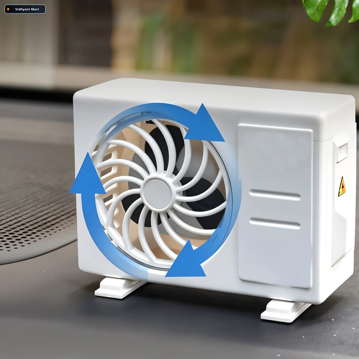Vidhyant Mart Solar Powered Car Air Freshener Built In Perfume D 3