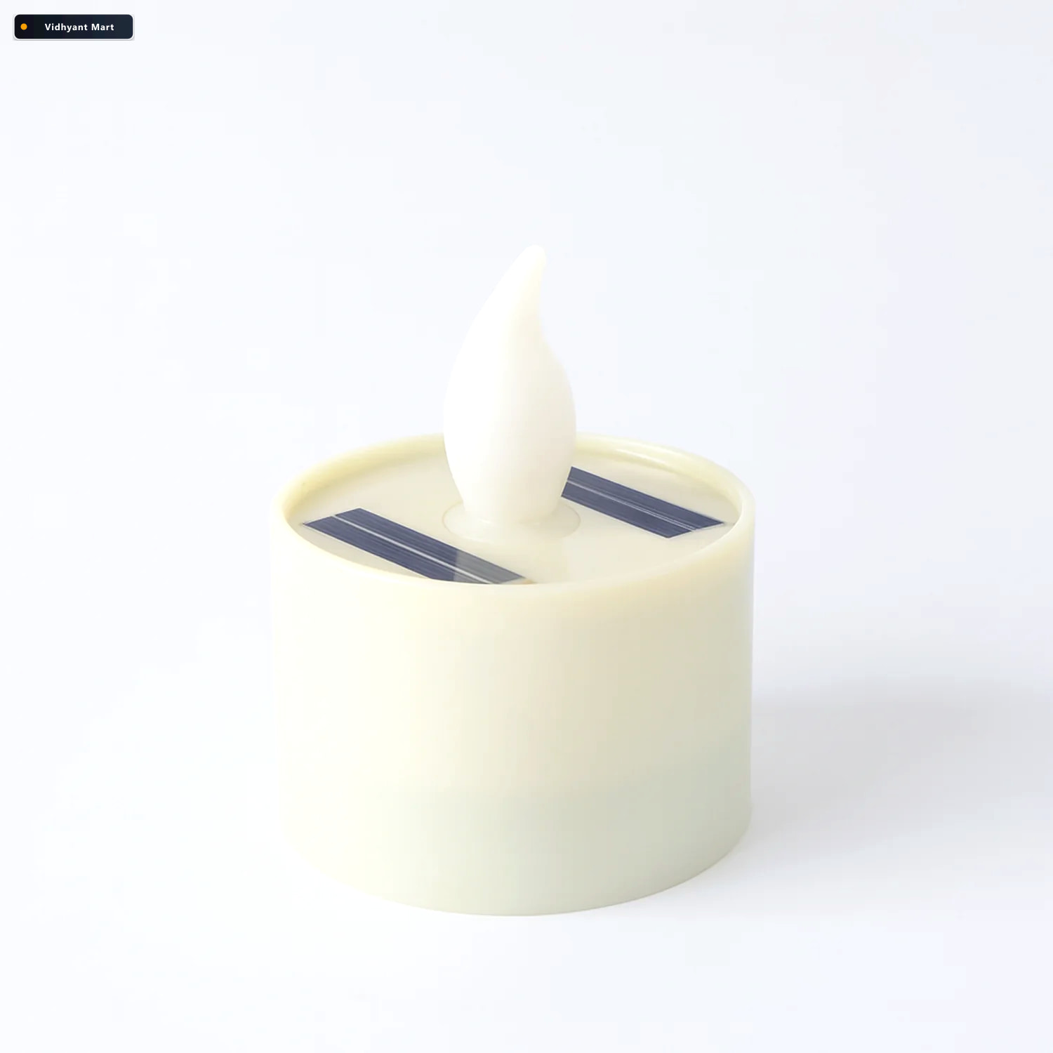 Vidhyant Mart Solar Powered Led Flameless Candle Safe Warm Glow 4